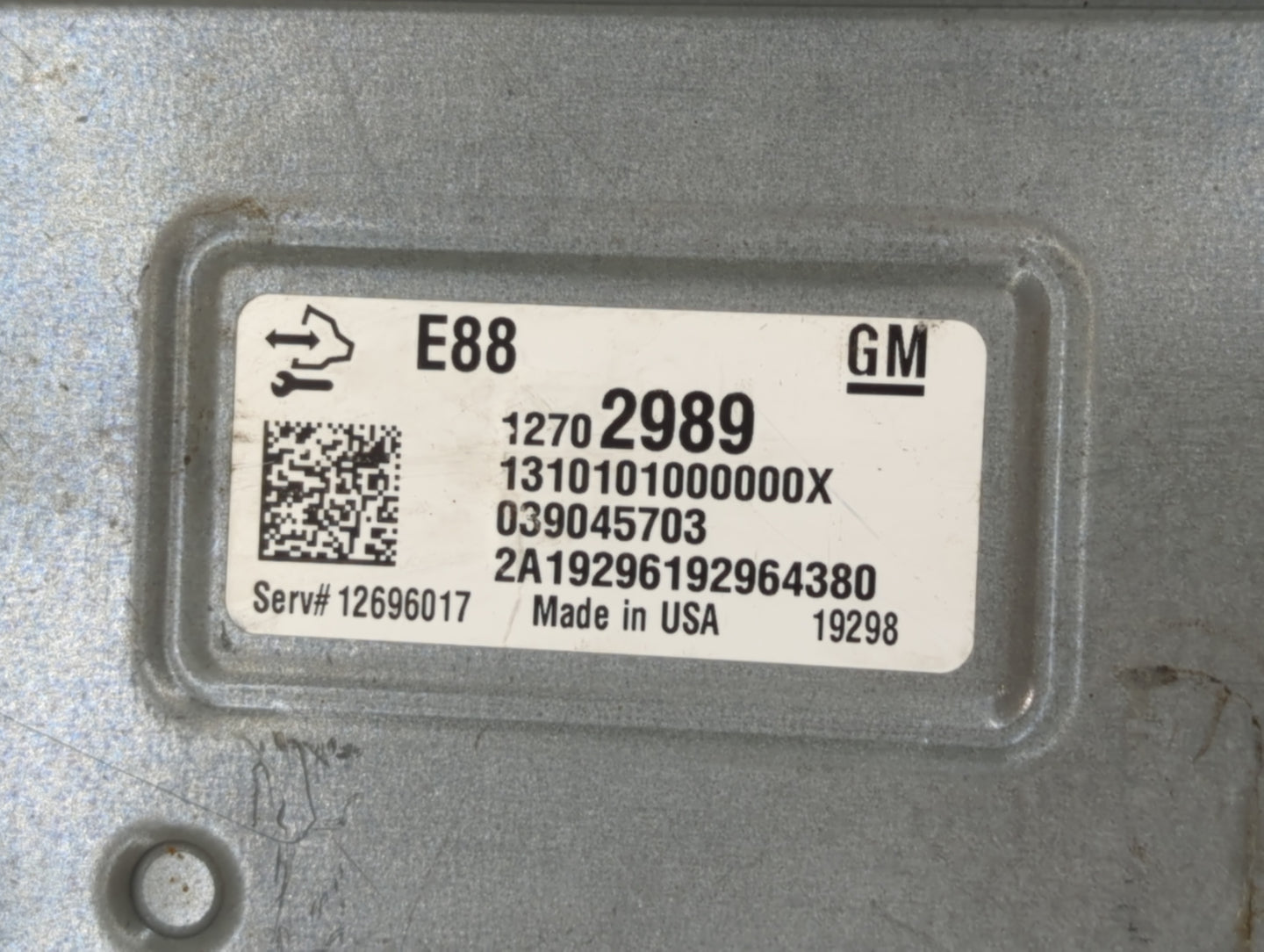 2020-2022 Chevrolet Equinox PCM Engine Control Computer ECU ECM PCU OEM P/N:12702989 Fits Fits 2020 2021 2022 OEM Used Auto 