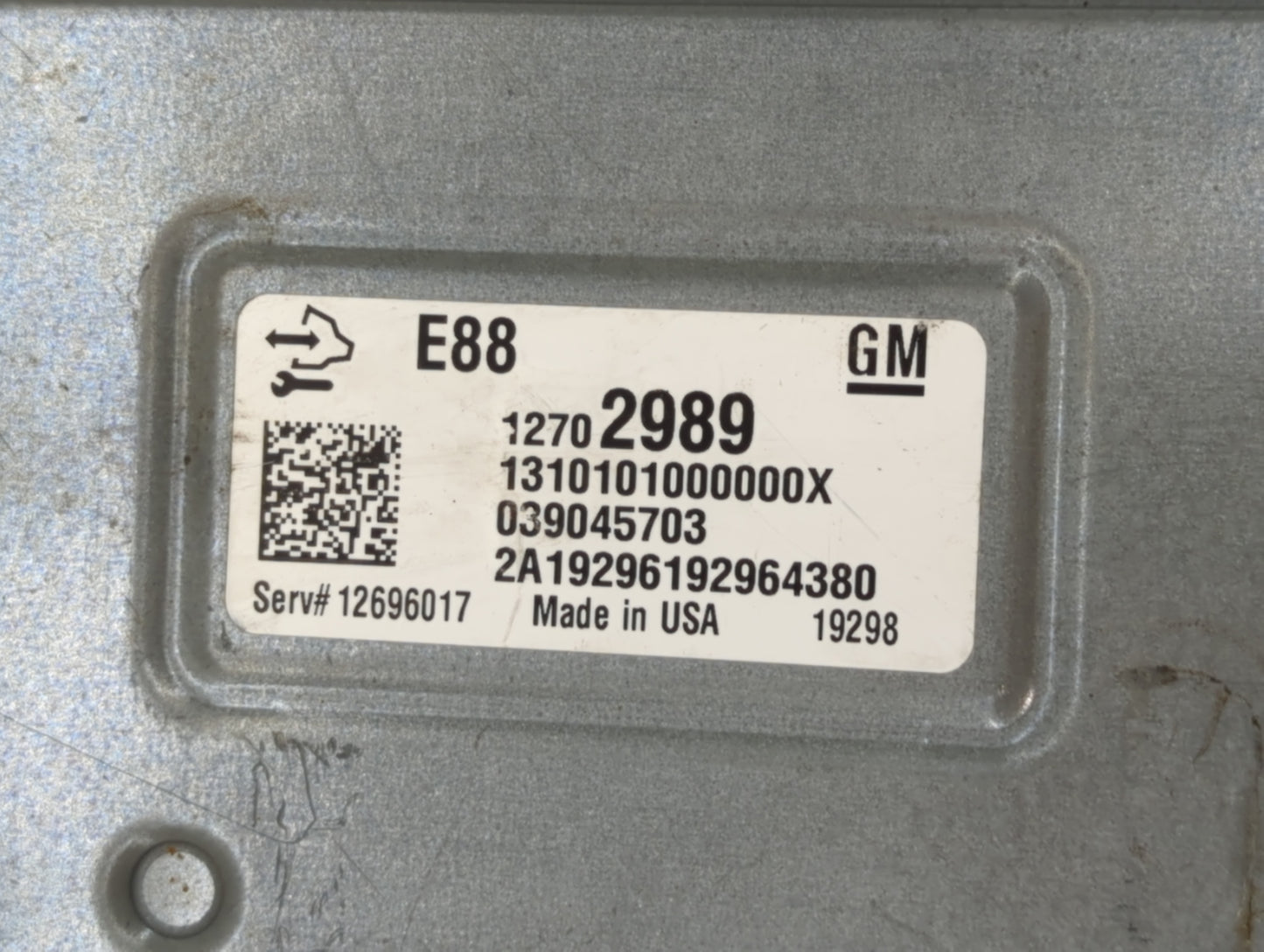 2020-2022 Chevrolet Equinox PCM Engine Control Computer ECU ECM PCU OEM P/N:12702989 Fits Fits 2020 2021 2022 OEM Used Auto 