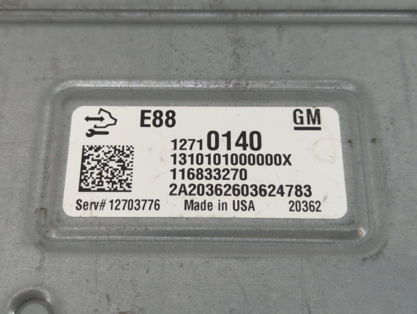 2020-2022 Chevrolet Equinox PCM Engine Control Computer ECU ECM PCU OEM P/N:12710140 Fits Fits 2020 2021 2022 OEM Used Auto 