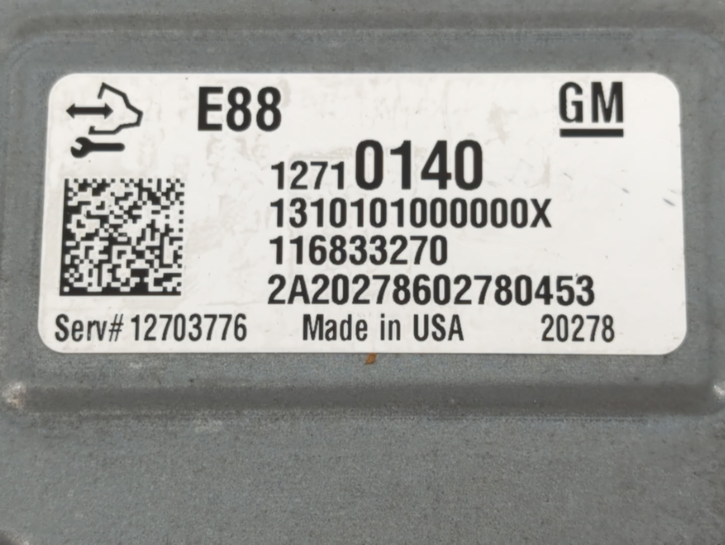 2020-2022 Chevrolet Equinox PCM Engine Control Computer ECU ECM PCU OEM P/N:12710140 Fits Fits 2020 2021 2022 OEM Used Auto 