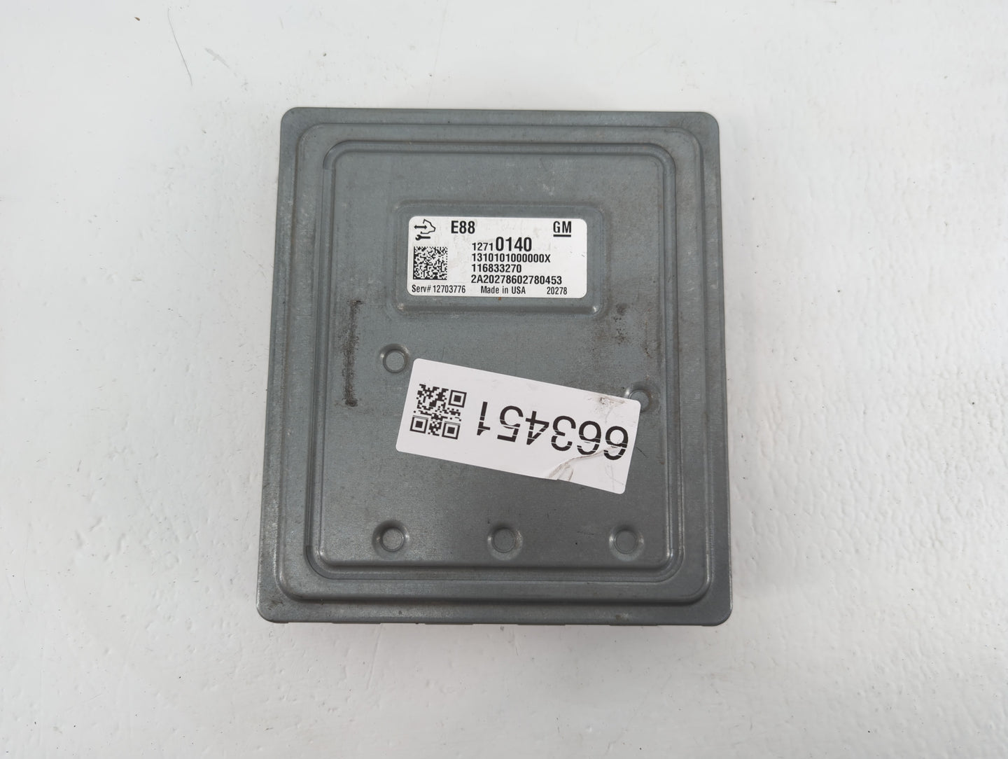 2020-2022 Chevrolet Equinox PCM Engine Control Computer ECU ECM PCU OEM P/N:12710140 Fits Fits 2020 2021 2022 OEM Used Auto 