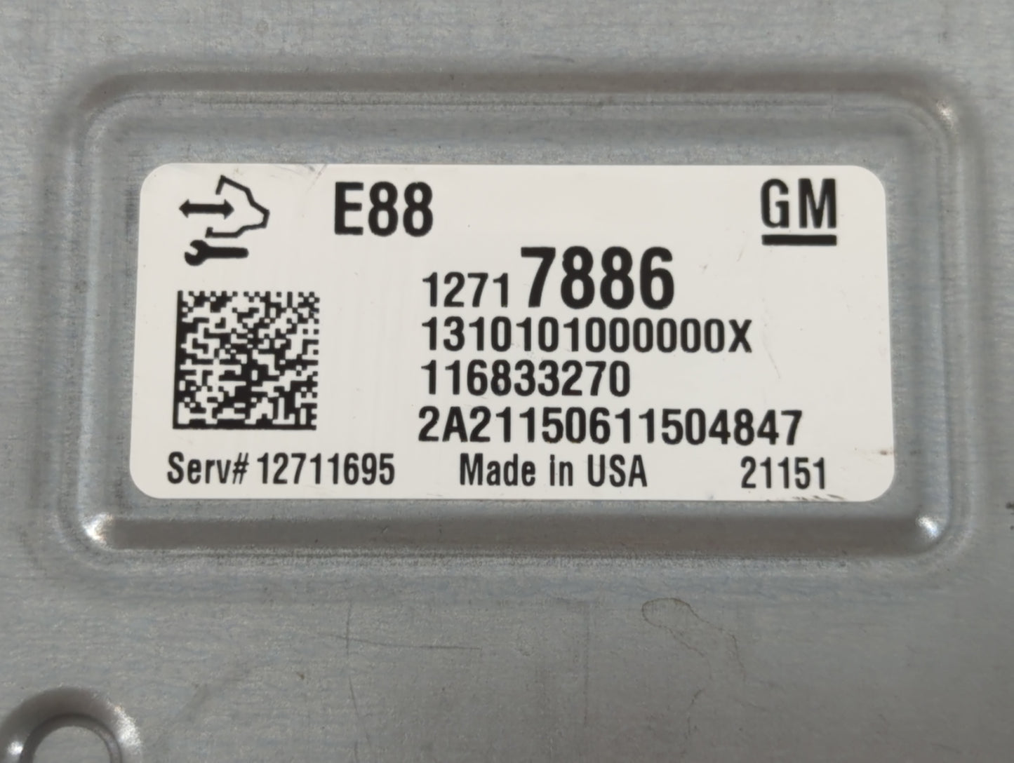 2020-2022 Chevrolet Equinox PCM Engine Control Computer ECU ECM PCU OEM P/N:12717886 Fits Fits 2020 2021 2022 OEM Used Auto 