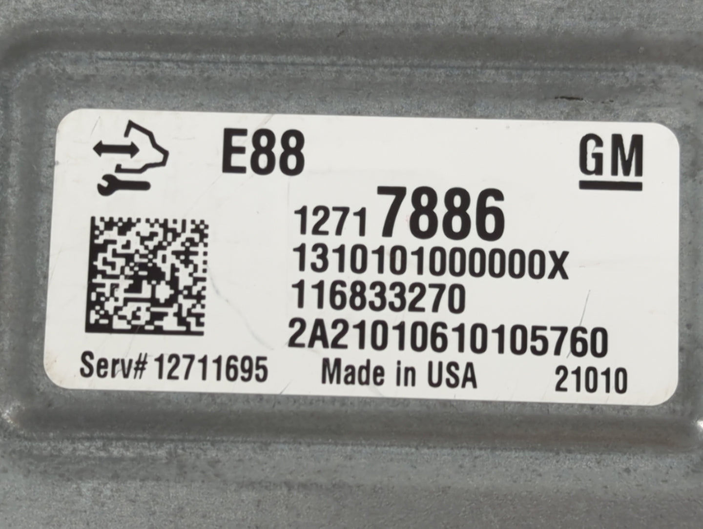 2020-2022 Chevrolet Equinox PCM Engine Control Computer ECU ECM PCU OEM P/N:12717886 Fits Fits 2020 2021 2022 OEM Used Auto 