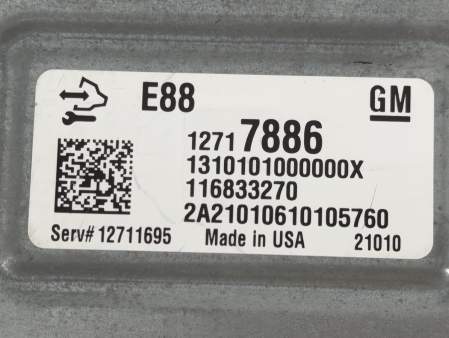 2020-2022 Chevrolet Equinox PCM Engine Control Computer ECU ECM PCU OEM P/N:12717886 Fits Fits 2020 2021 2022 OEM Used Auto 