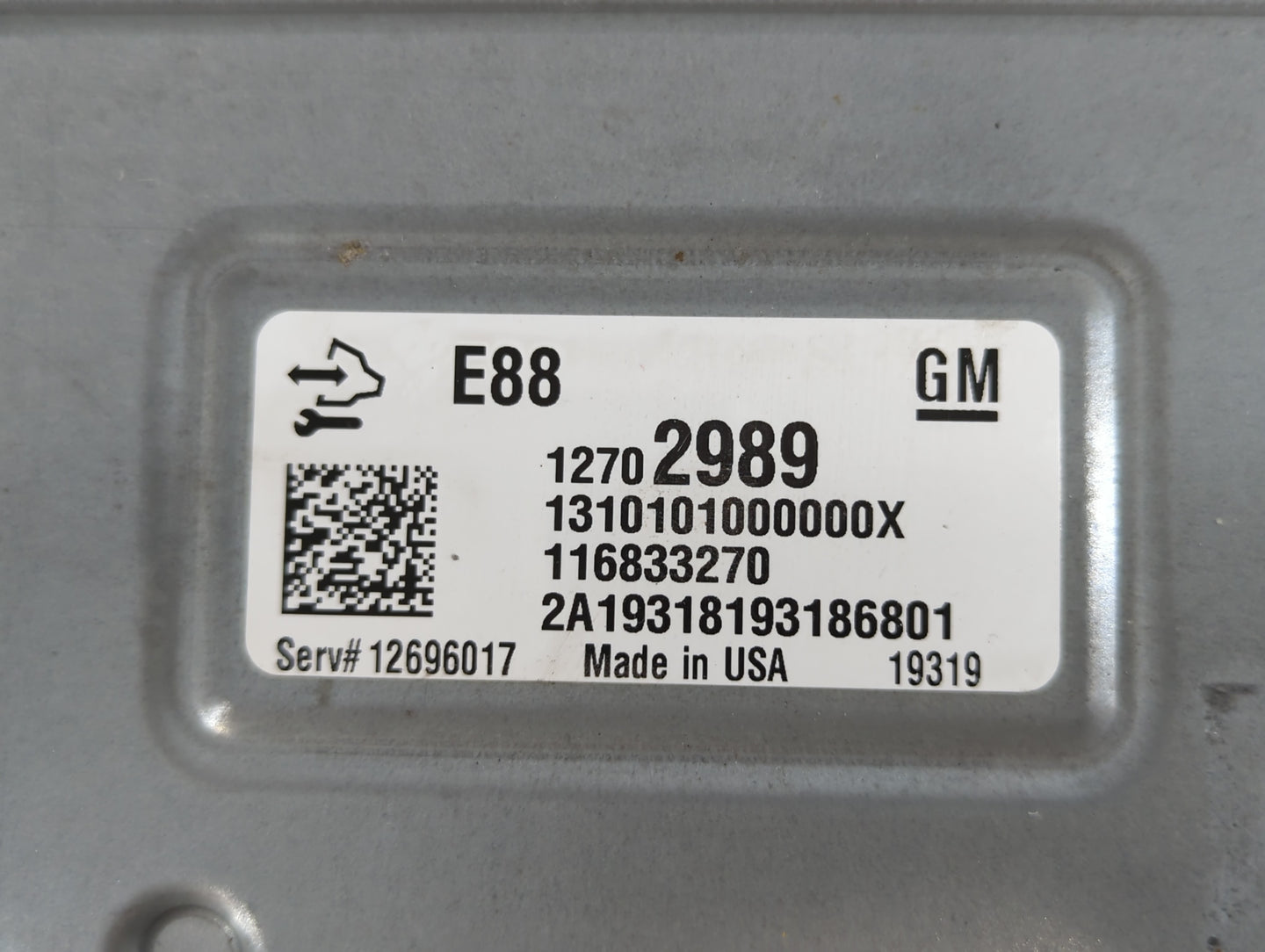 2020-2022 Chevrolet Equinox PCM Engine Control Computer ECU ECM PCU OEM P/N:12702989 Fits Fits 2020 2021 2022 OEM Used Auto 