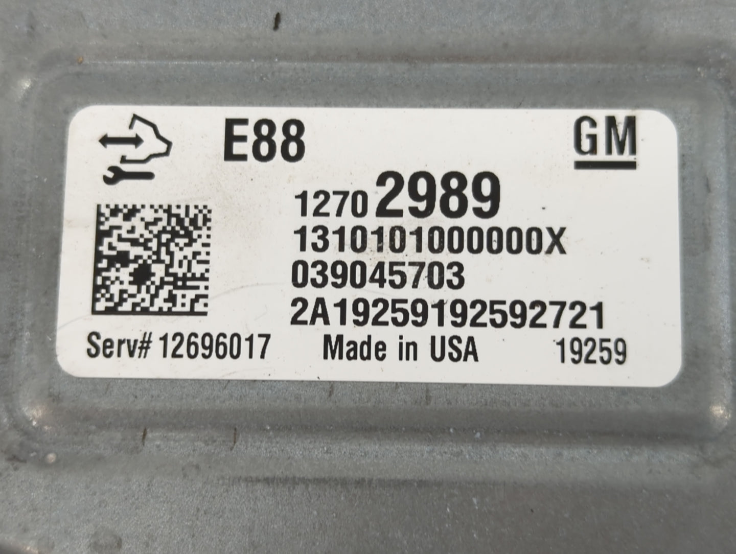 2020-2022 Chevrolet Equinox PCM Engine Control Computer ECU ECM PCU OEM P/N:12702989 Fits Fits 2020 2021 2022 OEM Used Auto 
