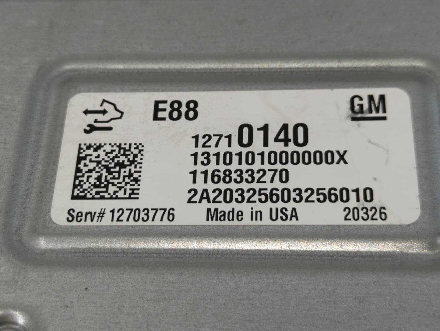 2020-2022 Chevrolet Equinox PCM Engine Control Computer ECU ECM PCU OEM P/N:12710140 Fits Fits 2020 2021 2022 OEM Used Auto 