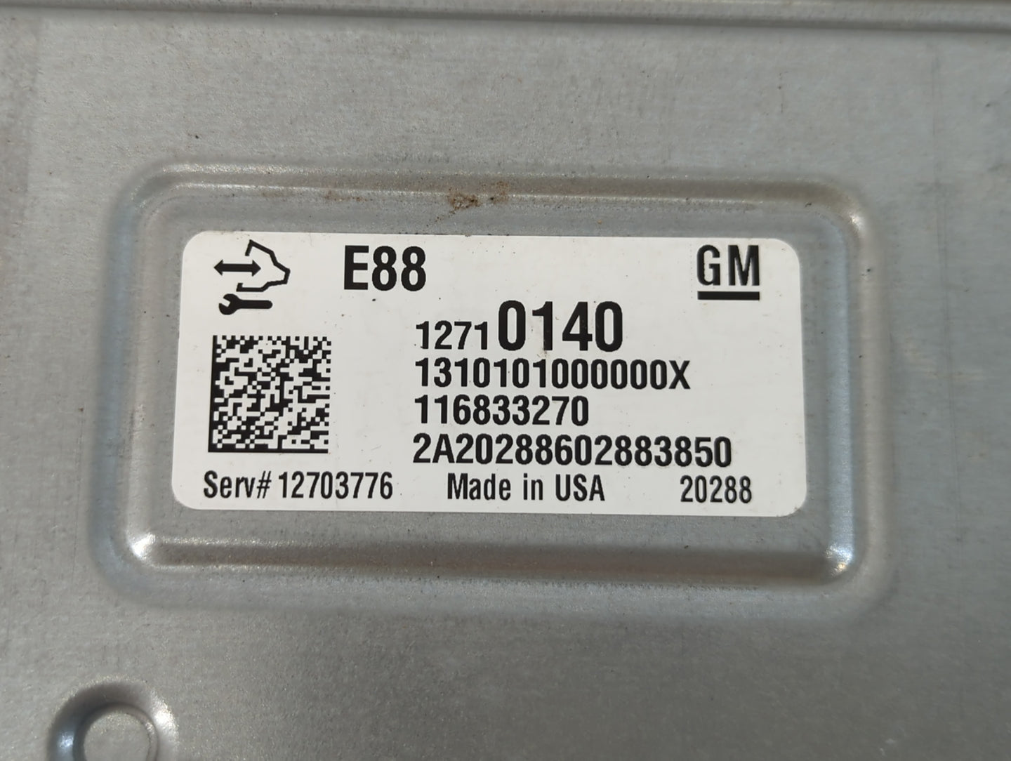 2020-2022 Chevrolet Equinox PCM Engine Control Computer ECU ECM PCU OEM P/N:12710140 Fits Fits 2020 2021 2022 OEM Used Auto 