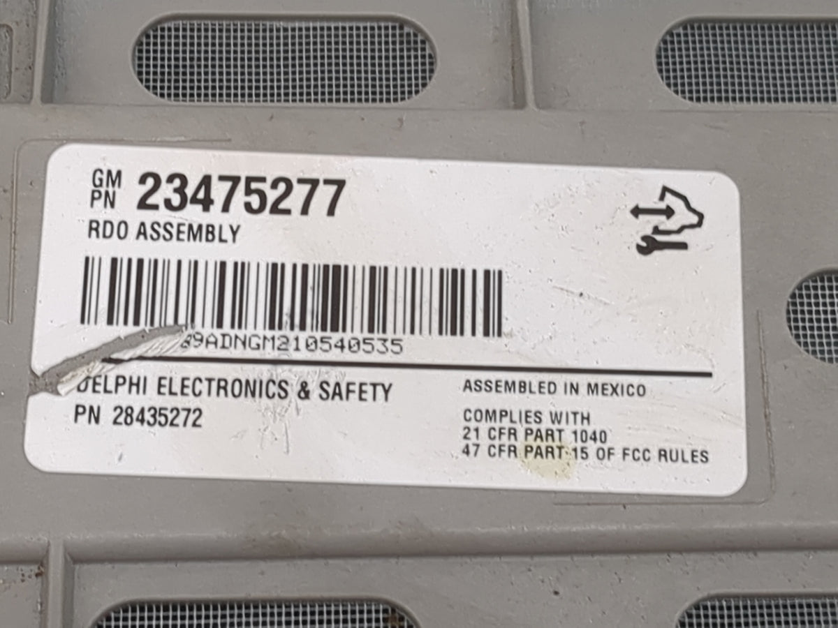 2015-2021 Chevrolet Express 2500 Radio AM FM Cd Player Receiver Replacement P/N:23475277 28435272 Fits OEM Used Auto Parts -