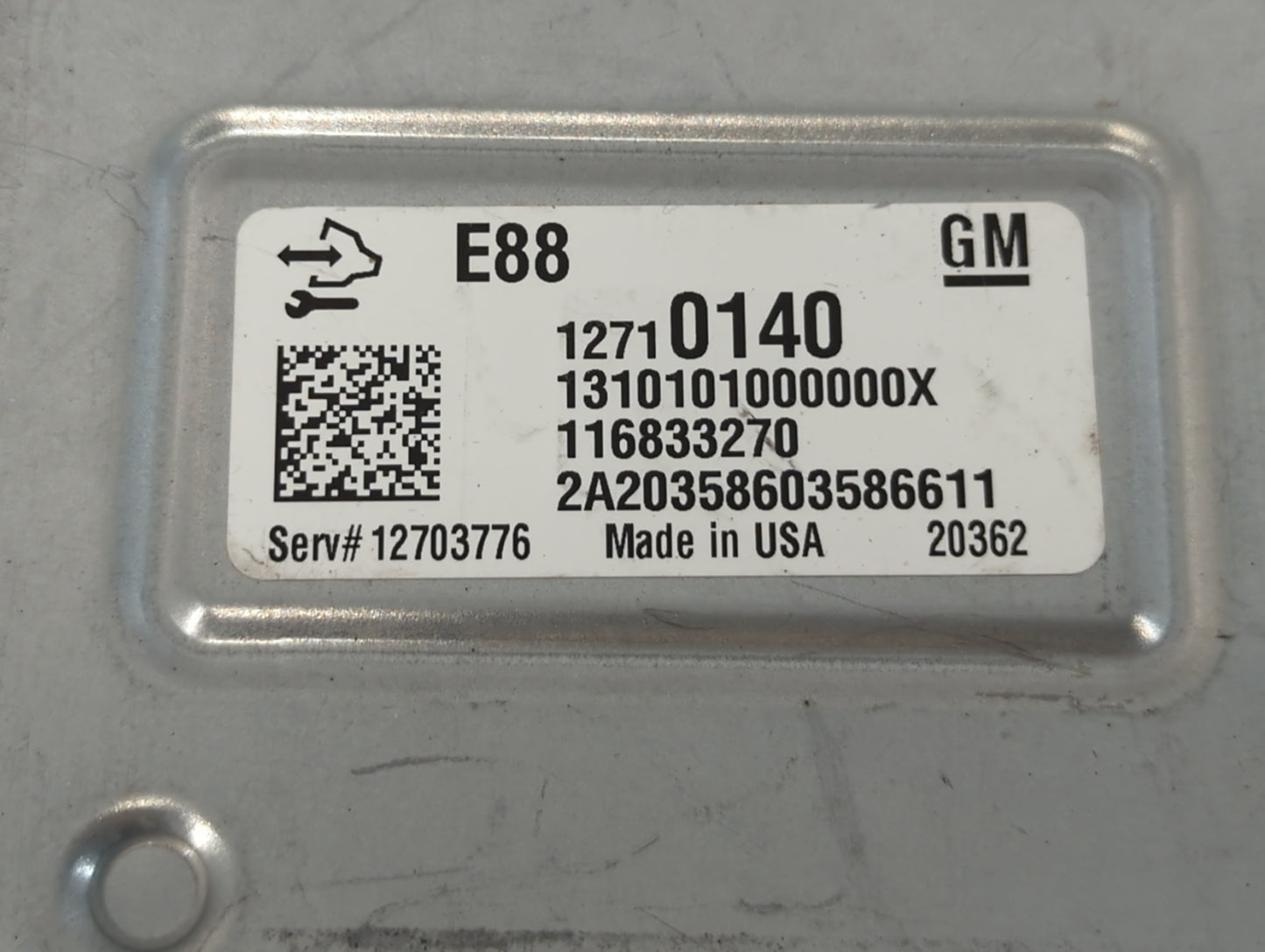2020-2021 Chevrolet Malibu PCM Engine Control Computer ECU ECM PCU OEM P/N:12710140 Fits Fits 2020 2021 2022 OEM Used Auto P