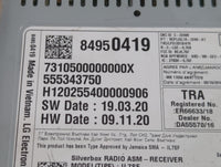 2019-2021 Chevrolet Malibu Radio AM FM Cd Player Receiver Replacement P/N:84950419 Fits Fits 2019 2020 2021 OEM Used Auto Pa