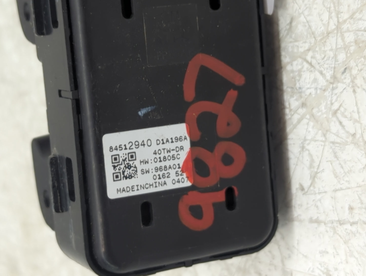 2016-2021 Chevrolet Malibu Master Power Window Switch Replacement Driver Side Left P/N:84512940 Fits OEM Used Auto Parts - O