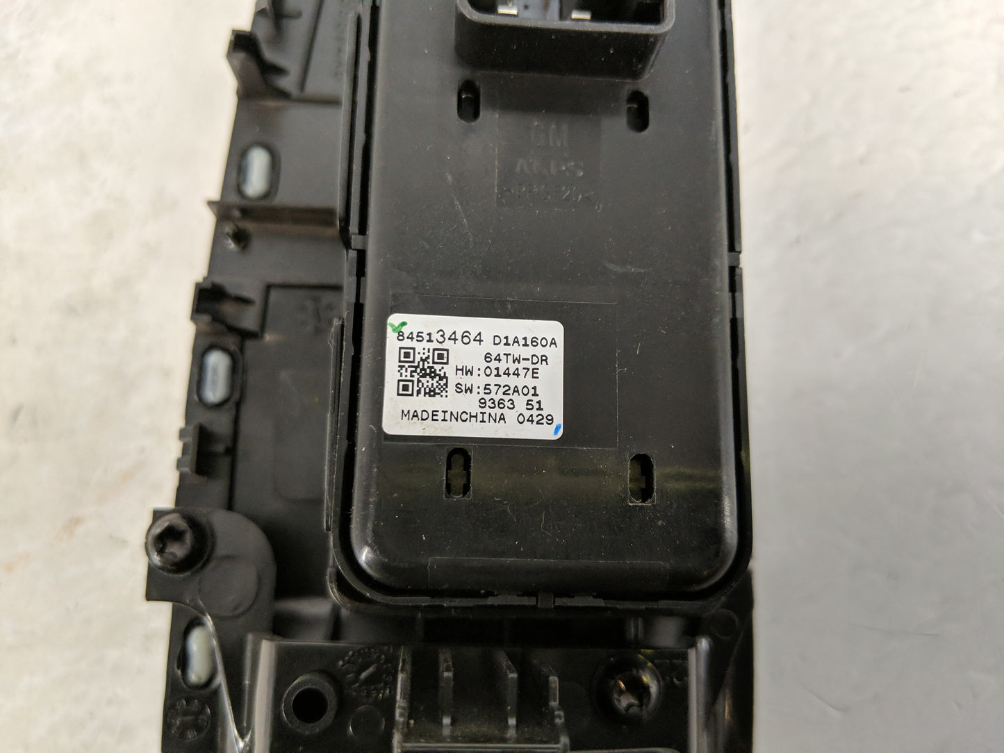 2016-2021 Chevrolet Malibu Master Power Window Switch Replacement Driver Side Left P/N:84513464 Fits OEM Used Auto Parts - O