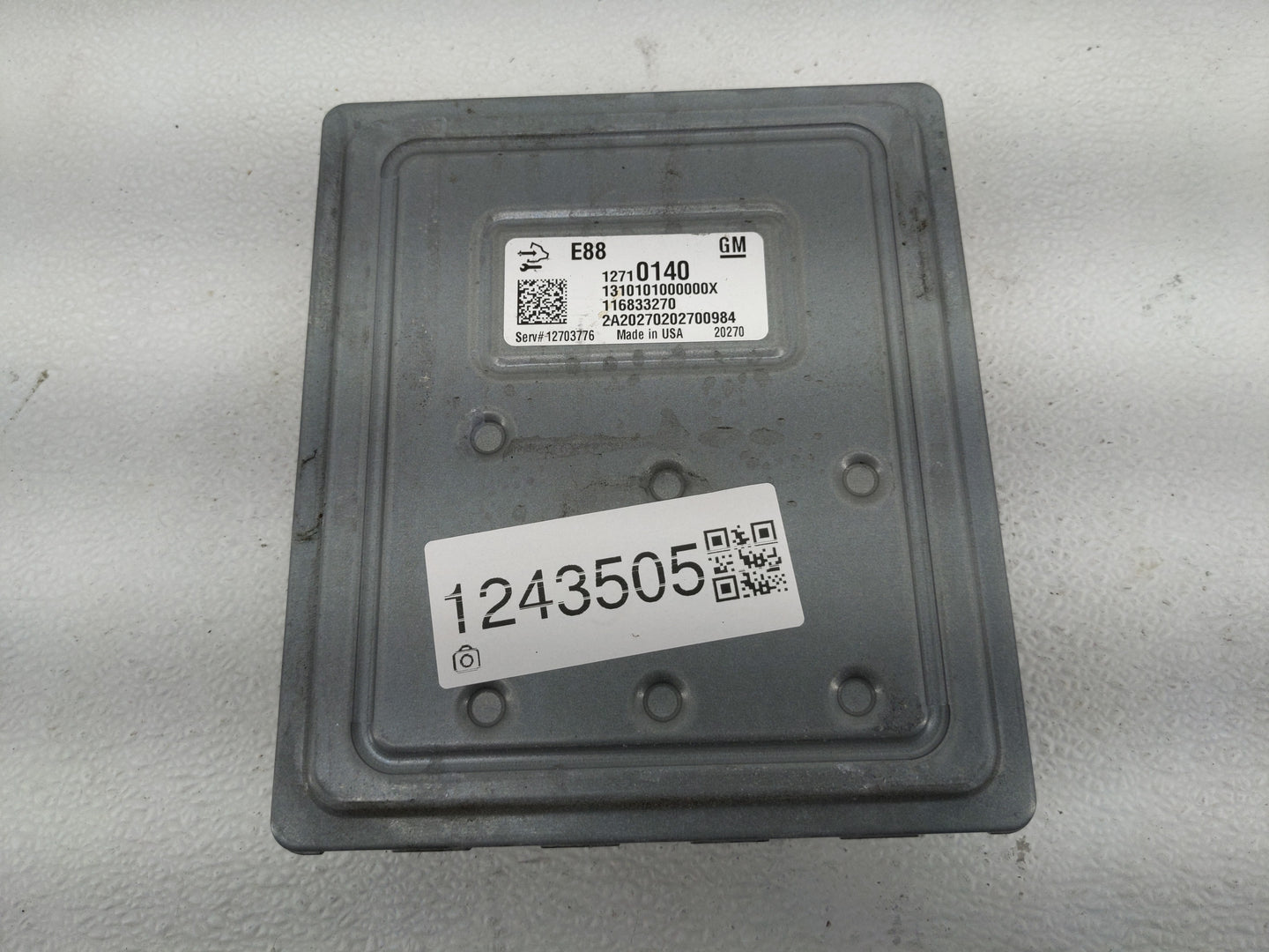 2020-2021 Chevrolet Malibu PCM Engine Control Computer ECU ECM PCU OEM P/N:12710140 Fits Fits 2020 2021 2022 OEM Used Auto P