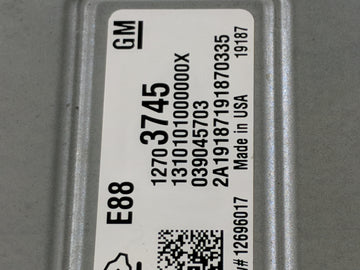 2020-2021 Chevrolet Malibu PCM Engine Control Computer ECU ECM PCU OEM P/N:12703745 Fits Fits 2020 2021 2022 OEM Used Auto Parts
