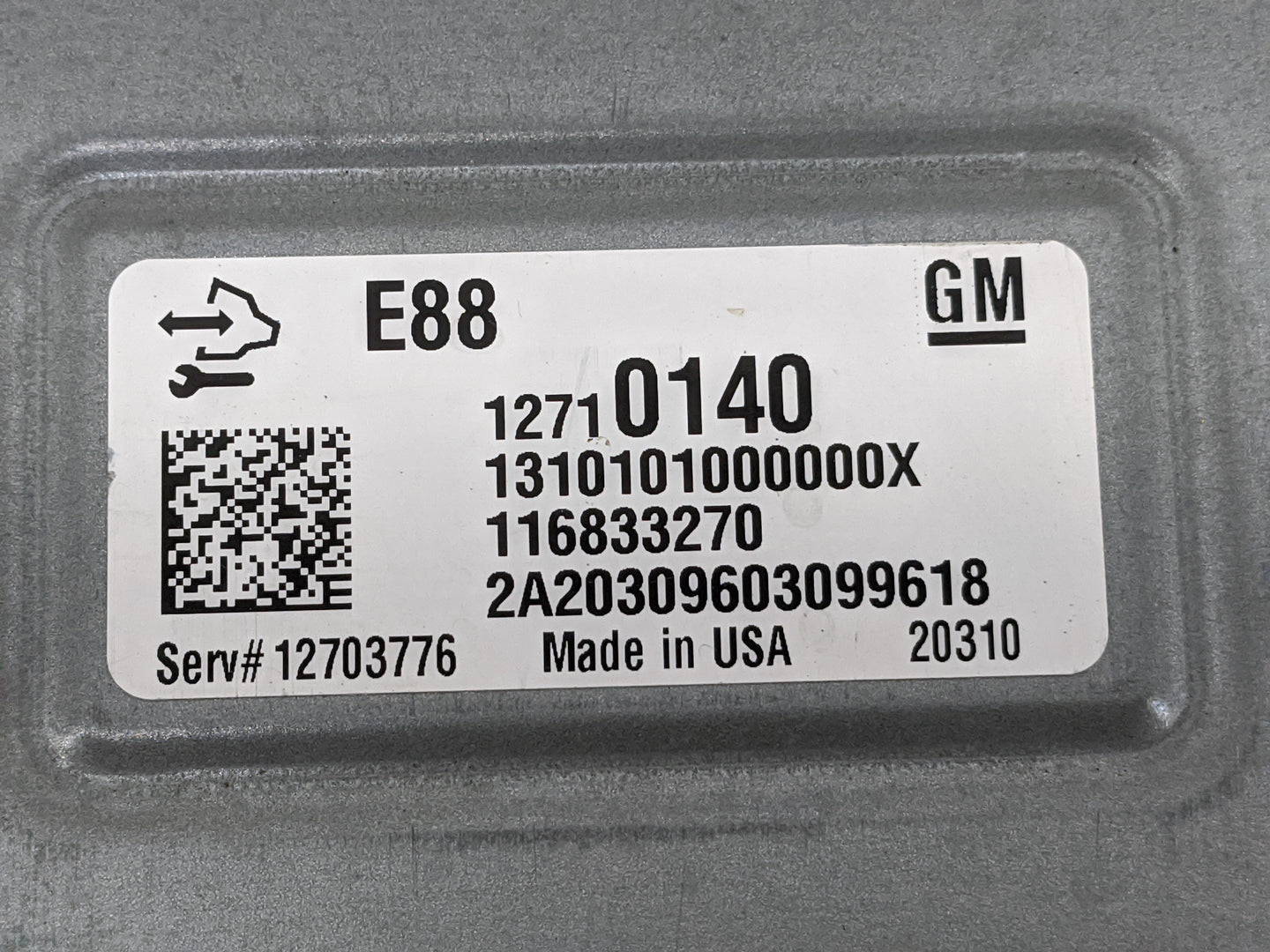 2020-2021 Chevrolet Malibu PCM Engine Control Computer ECU ECM PCU OEM P/N:12710140 12702989 Fits Fits 2020 2021 2022 OEM Us