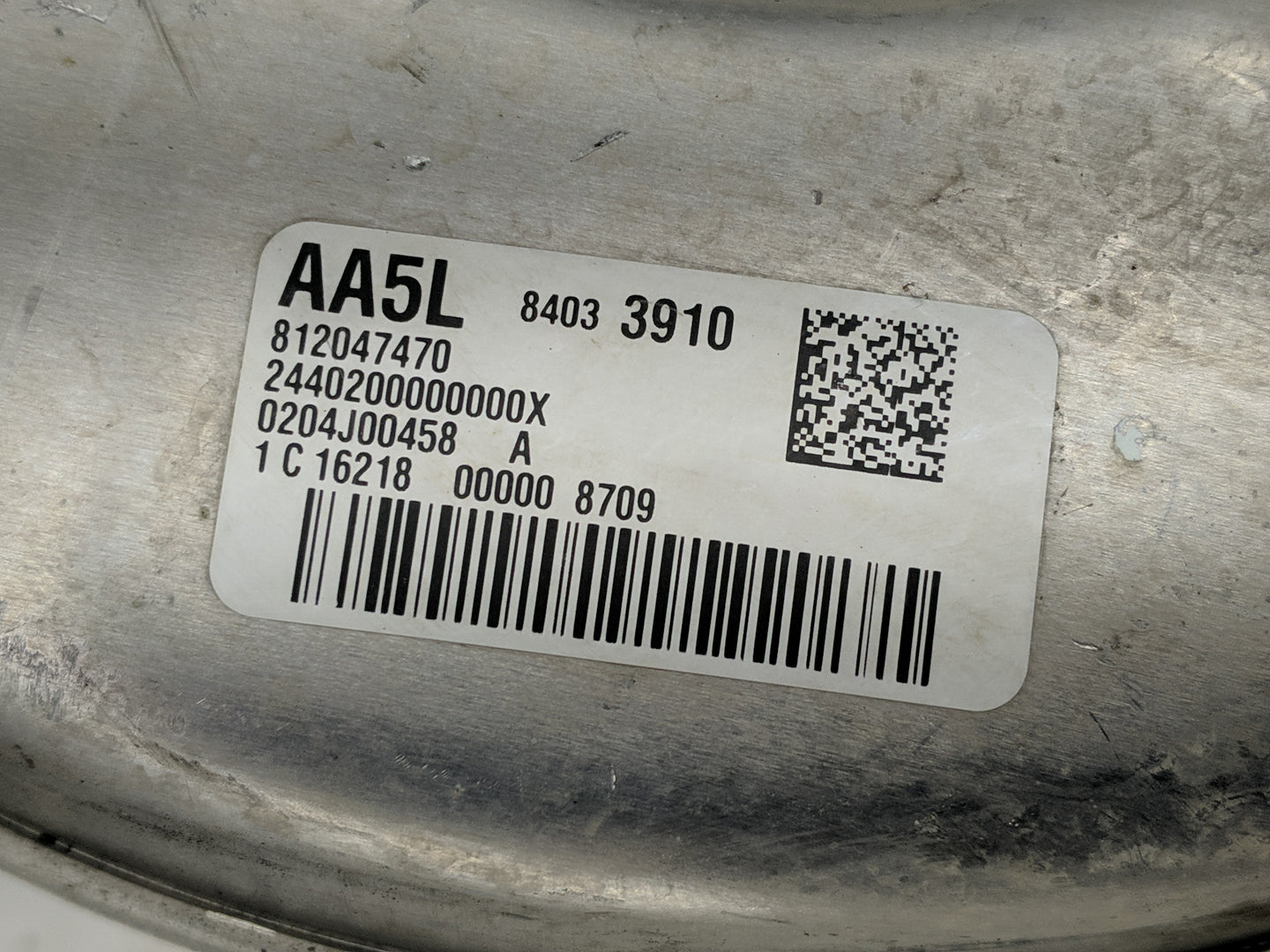 2016-2021 Chevrolet Malibu Power Brake Booster Oem 1290044 - Oemusedautoparts1.com