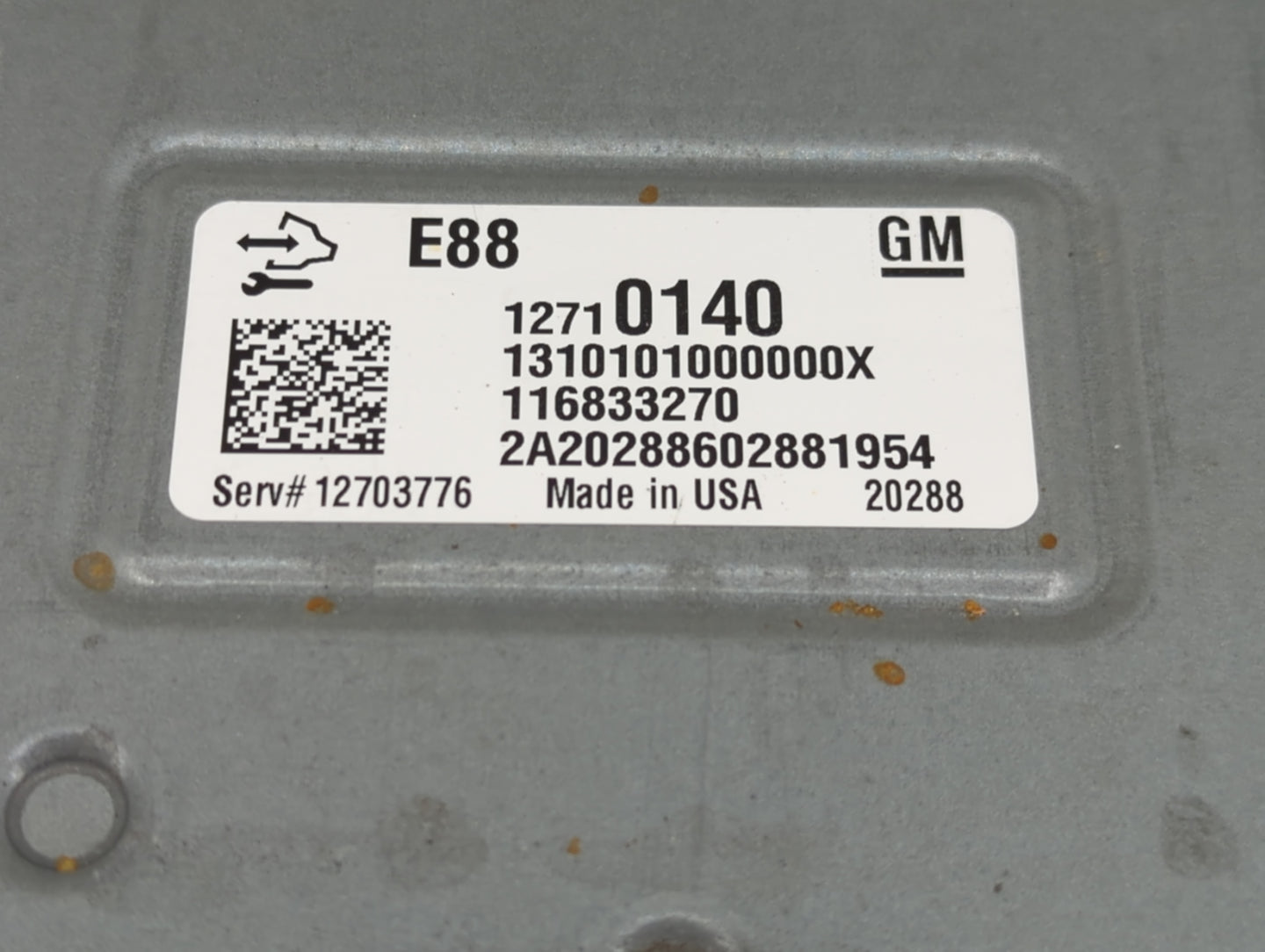 2020-2021 Chevrolet Malibu PCM Engine Control Computer ECU ECM PCU OEM P/N:116833270 12710140 Fits Fits 2020 2021 2022 OEM U