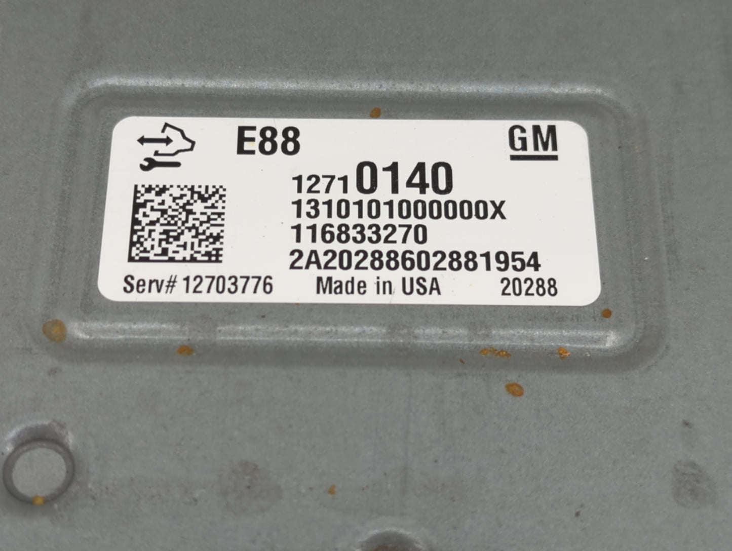2020-2021 Chevrolet Malibu PCM Engine Control Computer ECU ECM PCU OEM P/N:116833270 12710140 Fits Fits 2020 2021 2022 OEM U