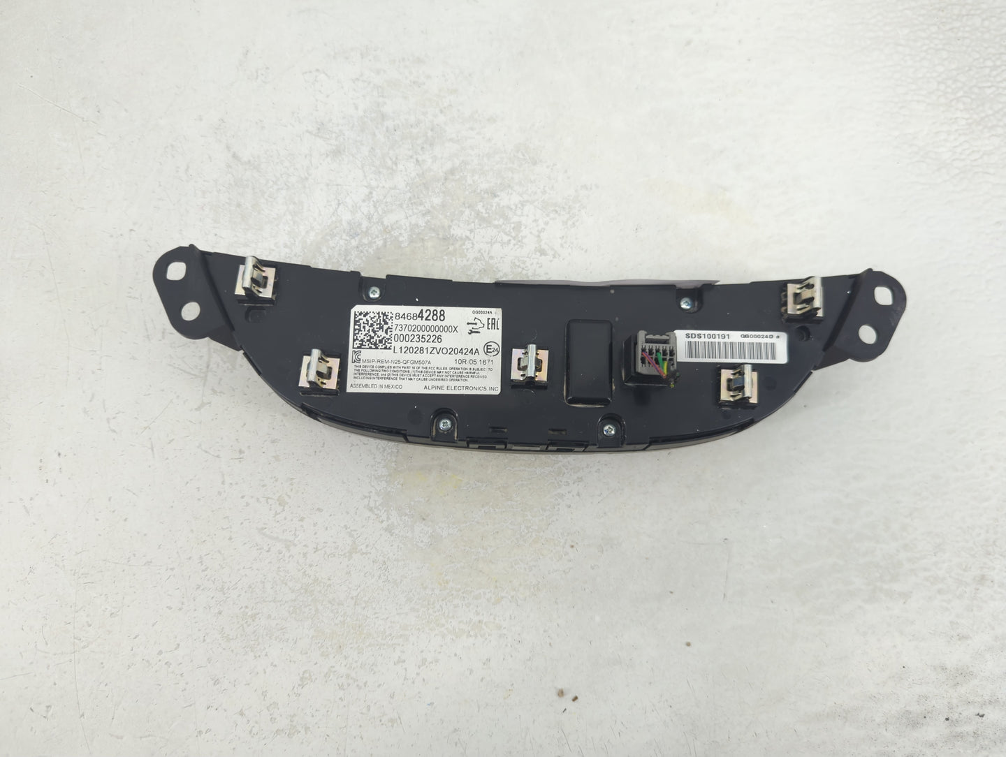 2018-2021 Chevrolet Malibu Climate Control Module Temperature AC/Heater Replacement P/N:84684288 Fits Fits 2018 2019 2020 20
