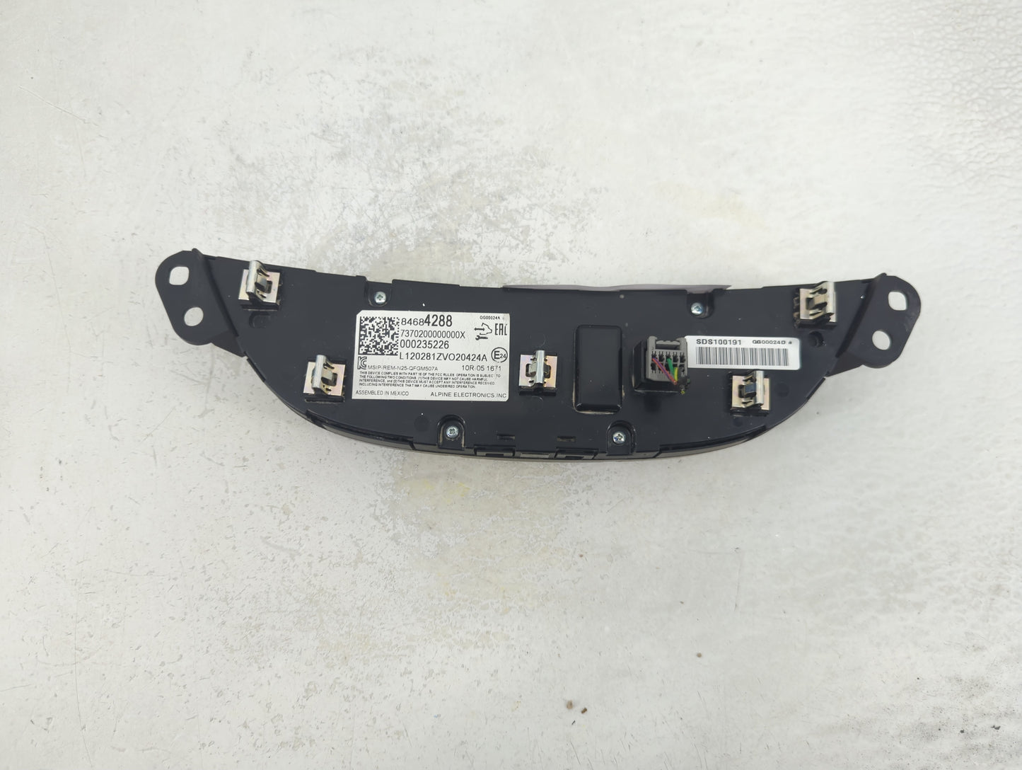 2018-2021 Chevrolet Malibu Climate Control Module Temperature AC/Heater Replacement P/N:84684288 Fits Fits 2018 2019 2020 20