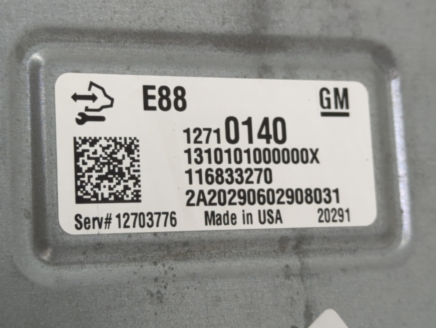 2020-2021 Chevrolet Malibu PCM Engine Control Computer ECU ECM PCU OEM P/N:116833270 12710140 Fits Fits 2020 2021 2022 OEM U