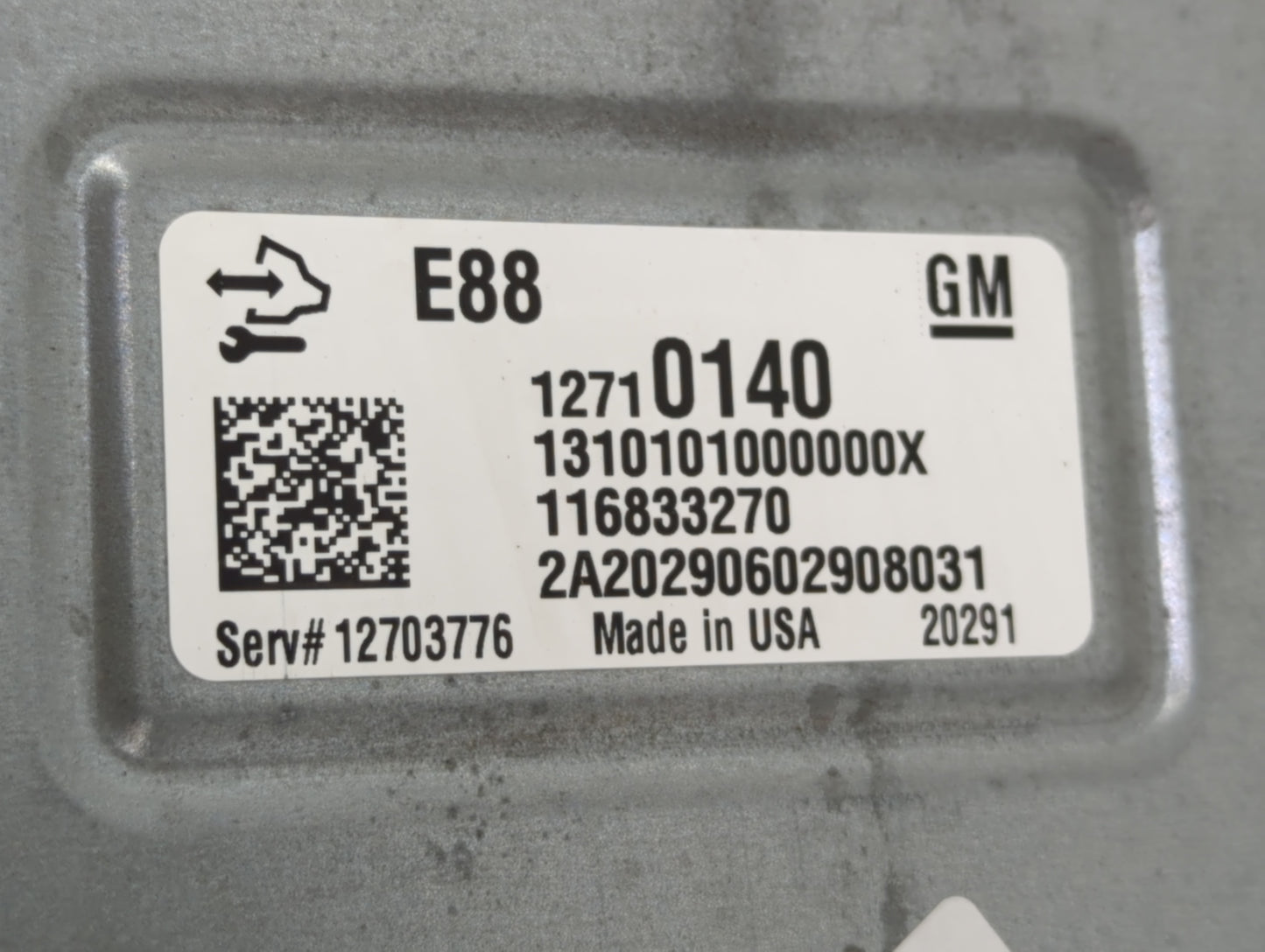 2020-2021 Chevrolet Malibu PCM Engine Control Computer ECU ECM PCU OEM P/N:116833270 12710140 Fits Fits 2020 2021 2022 OEM U