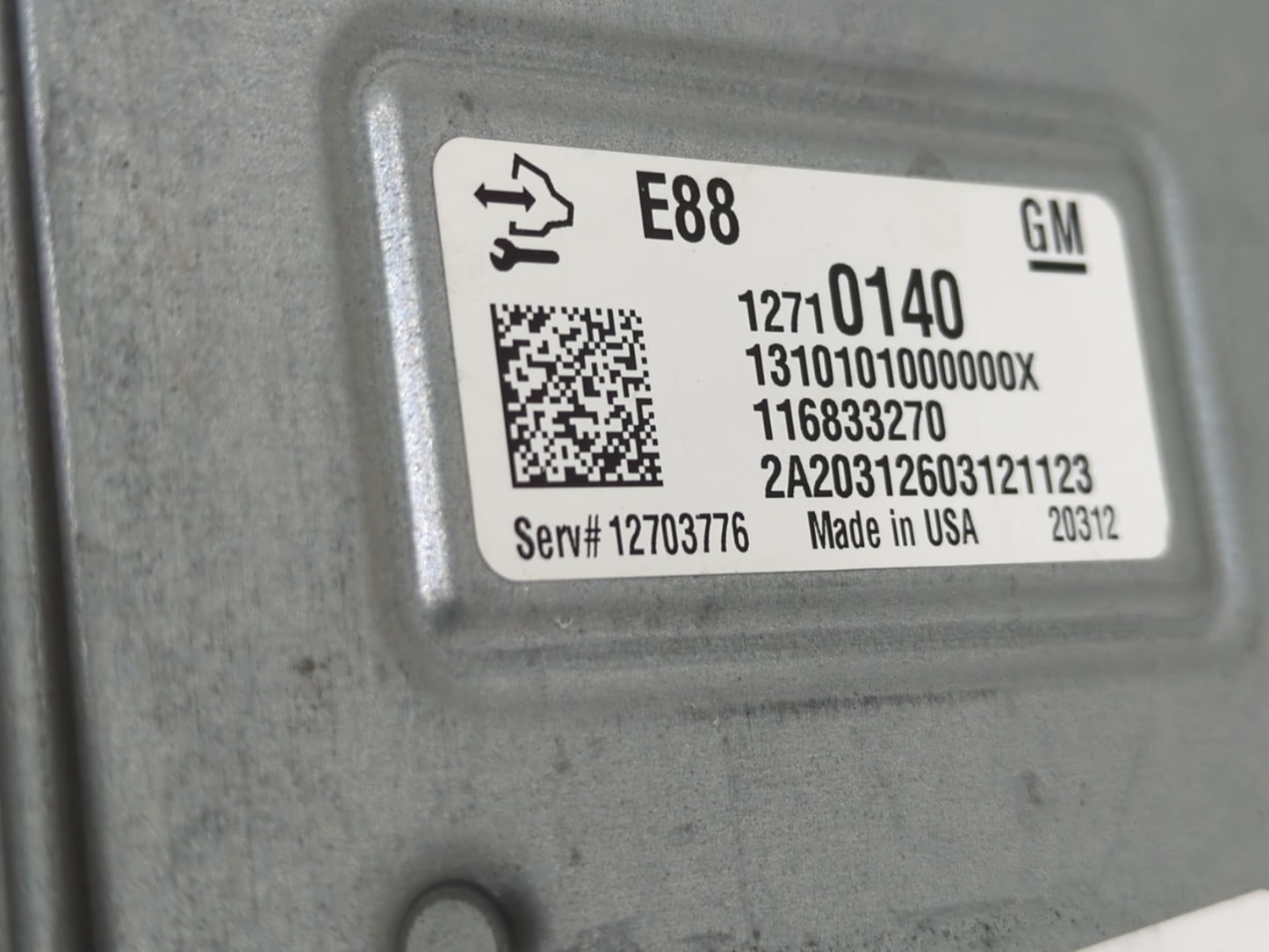 2020-2021 Chevrolet Malibu PCM Engine Control Computer ECU ECM PCU OEM P/N:12710140 Fits Fits 2020 2021 2022 OEM Used Auto P