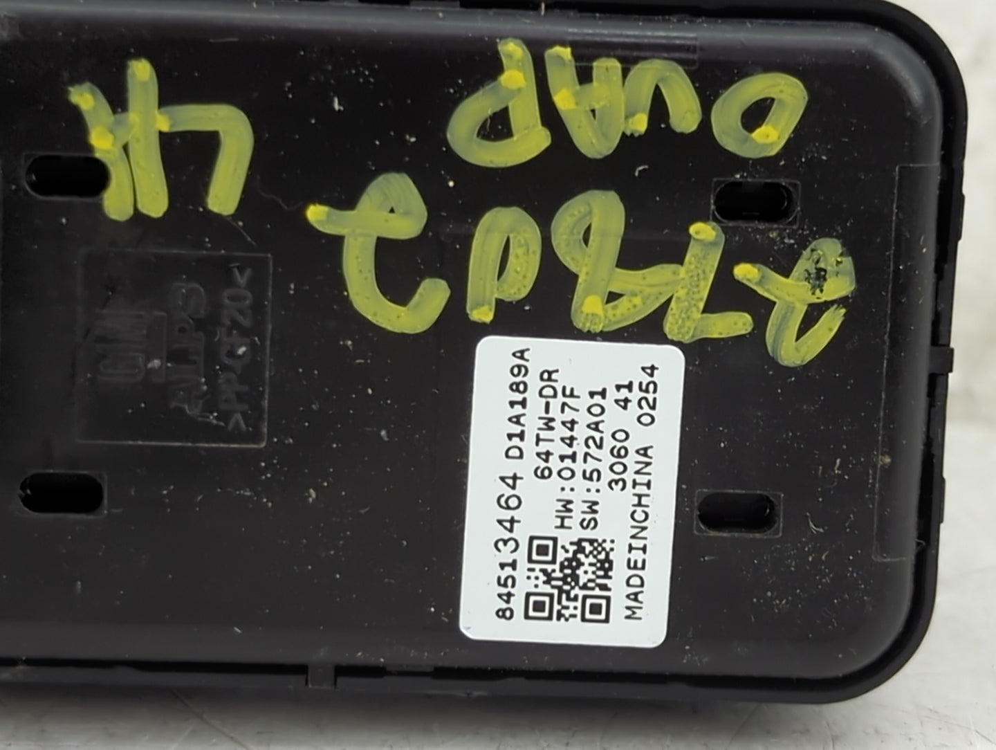 2016-2021 Chevrolet Malibu Master Power Window Switch Replacement Driver Side Left P/N:D1A189A 84513464 Fits OEM Used Auto P