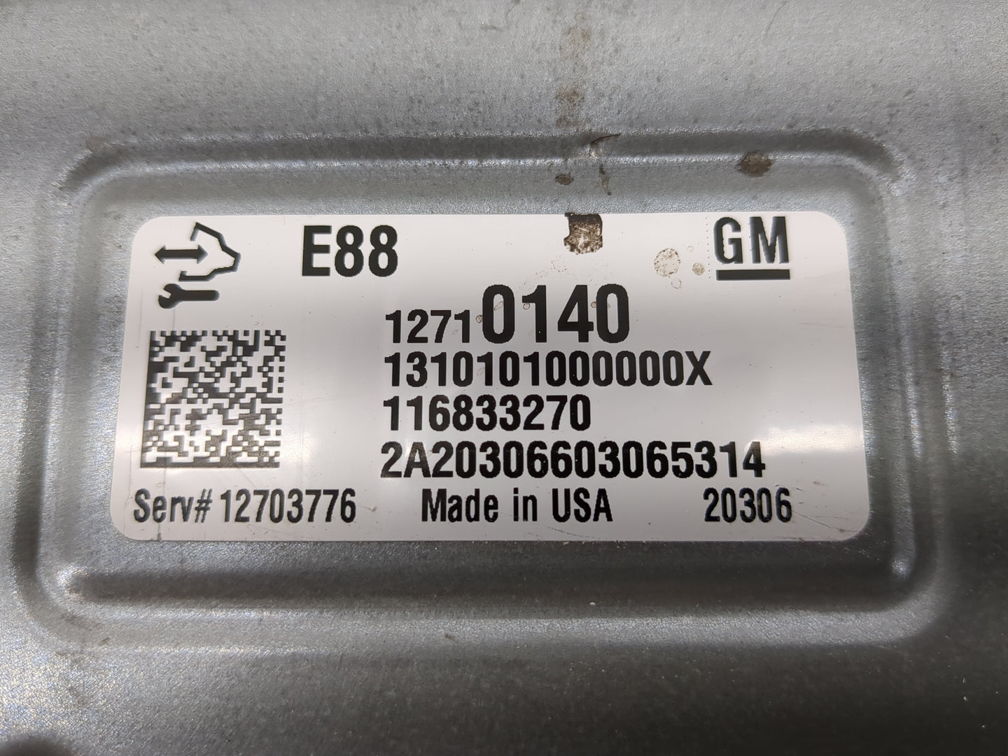 2020-2021 Chevrolet Malibu PCM Engine Control Computer ECU ECM PCU OEM P/N:12710140 Fits Fits 2020 2021 2022 OEM Used Auto P