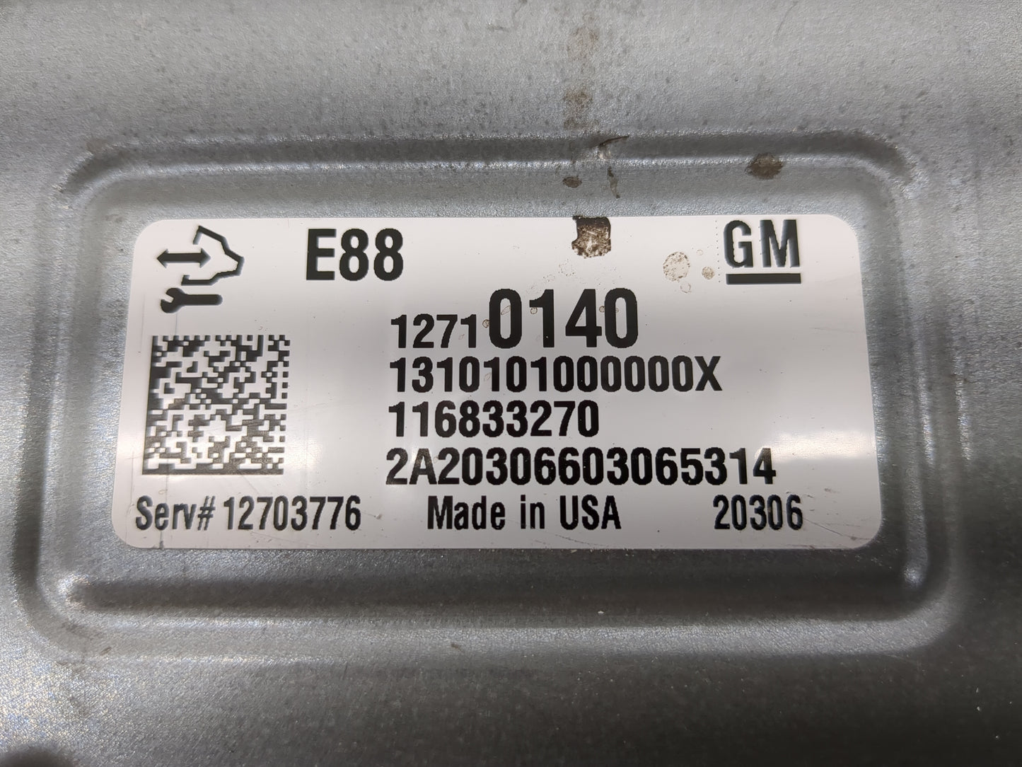 2020-2021 Chevrolet Malibu PCM Engine Control Computer ECU ECM PCU OEM P/N:12710140 Fits Fits 2020 2021 2022 OEM Used Auto P