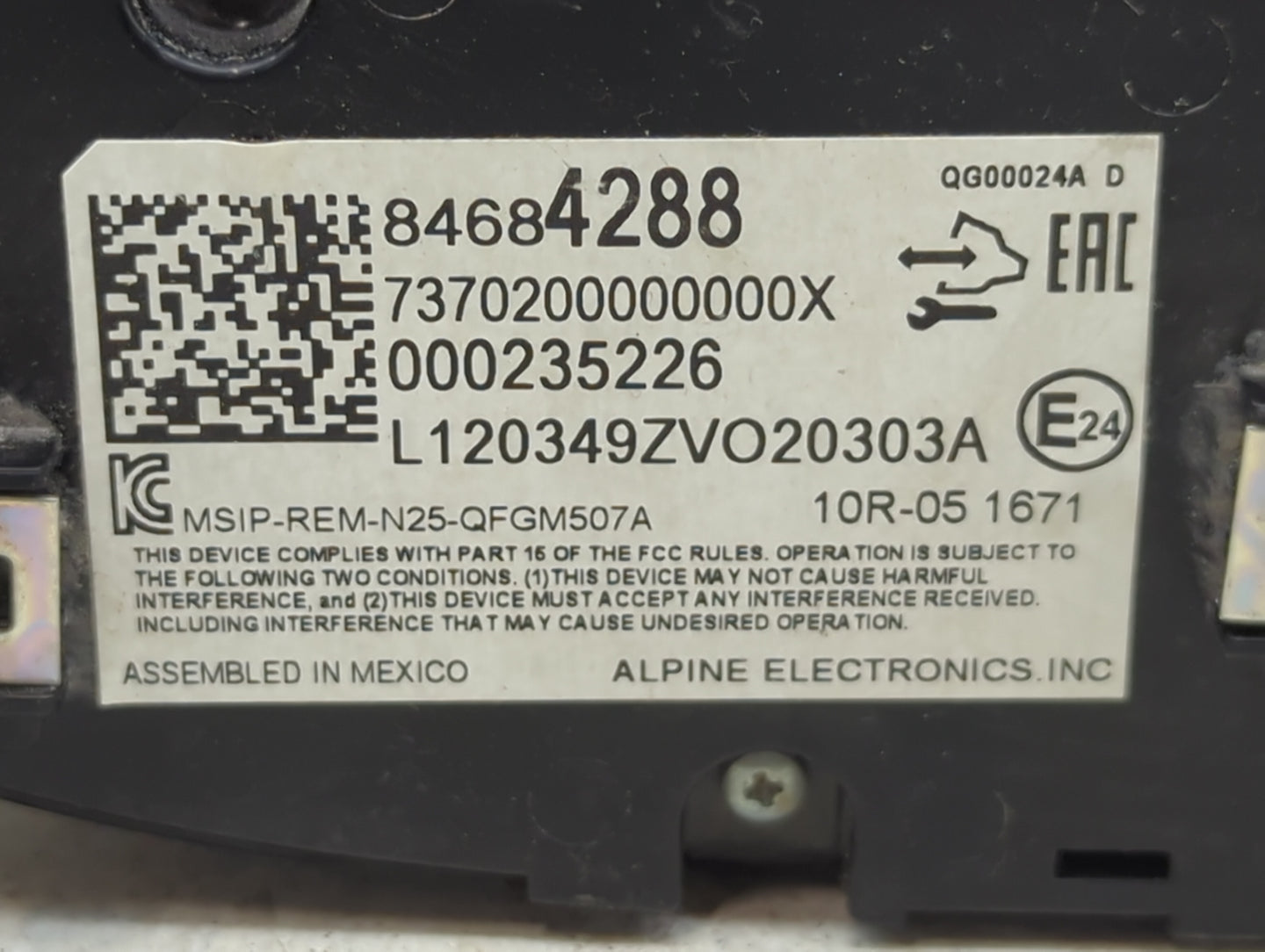 2018-2021 Chevrolet Malibu Climate Control Module Temperature AC/Heater Replacement P/N:84684288 Fits Fits 2018 2019 2020 20