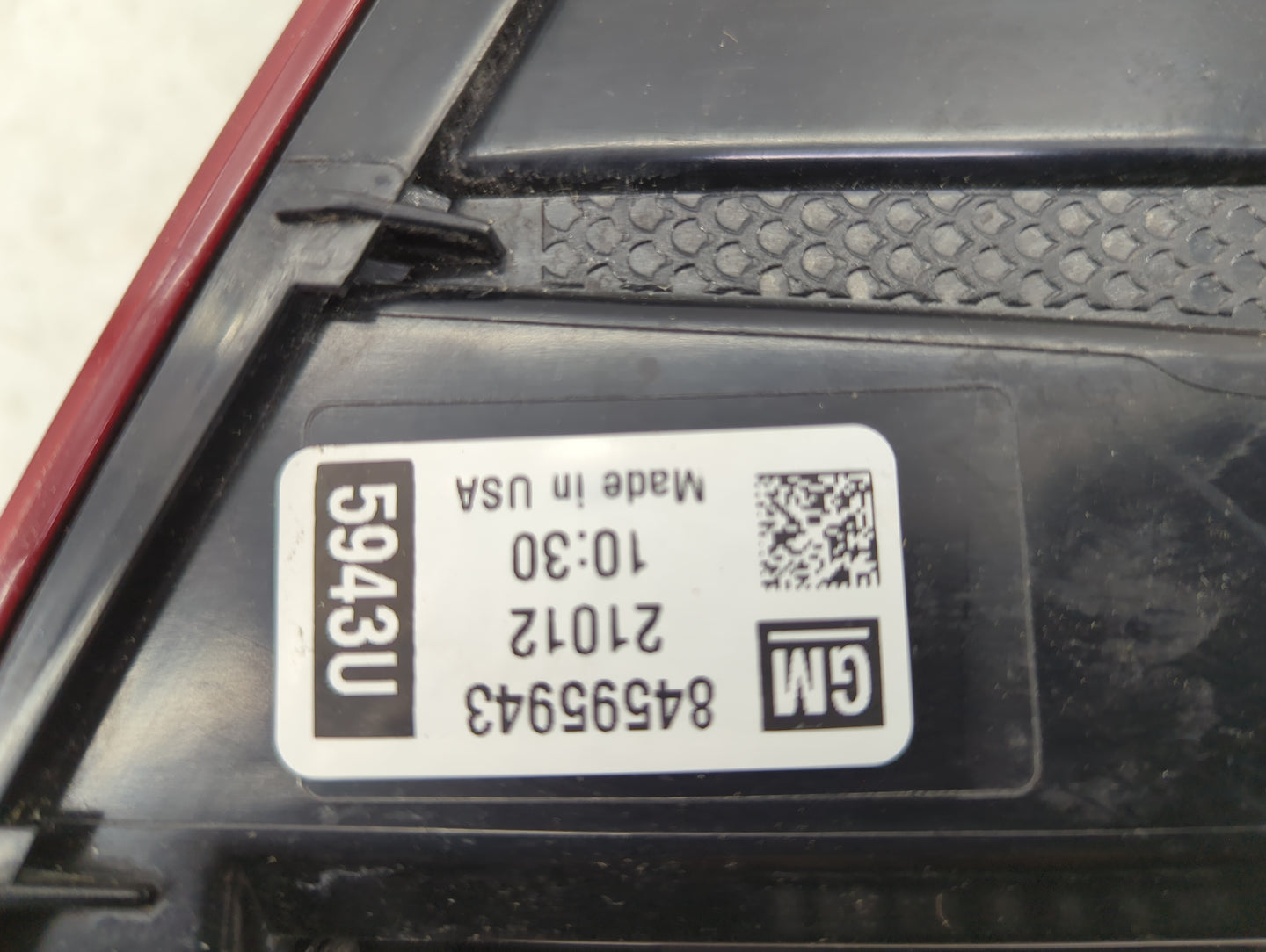 2019-2021 Chevrolet Malibu Tail Light Assembly Passenger Right OEM P/N:84595943 Fits Fits 2019 2020 2021 OEM Used Auto Parts