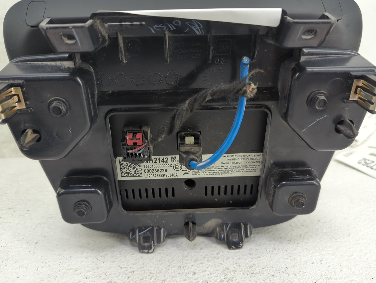 2021 Chevrolet Malibu Information Radio Display Screen Black - Oemusedautoparts1.com