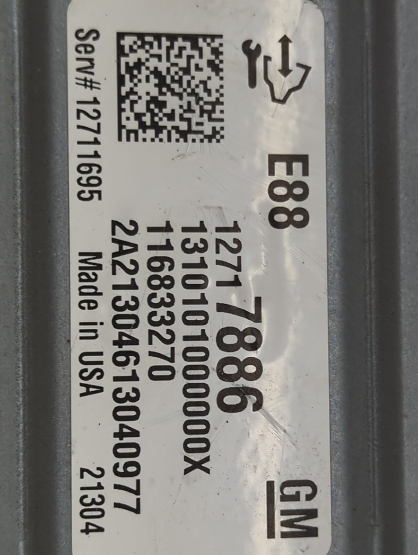 2020-2021 Chevrolet Malibu PCM Engine Control Computer ECU ECM PCU OEM P/N:12717886 Fits Fits 2020 2021 2022 OEM Used Auto P