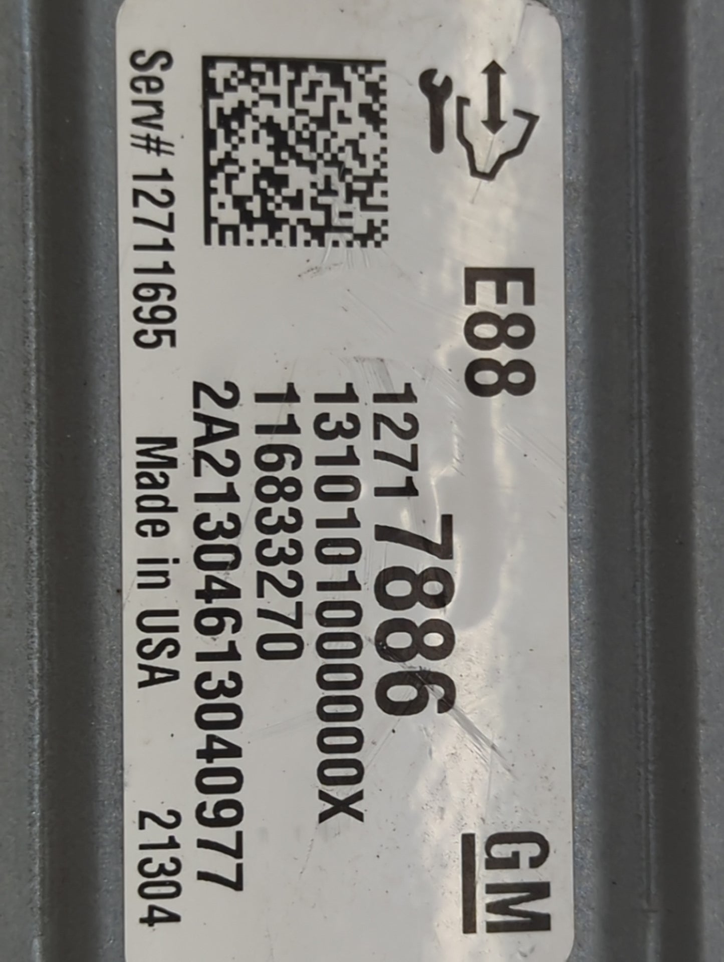 2020-2021 Chevrolet Malibu PCM Engine Control Computer ECU ECM PCU OEM P/N:12717886 Fits Fits 2020 2021 2022 OEM Used Auto P