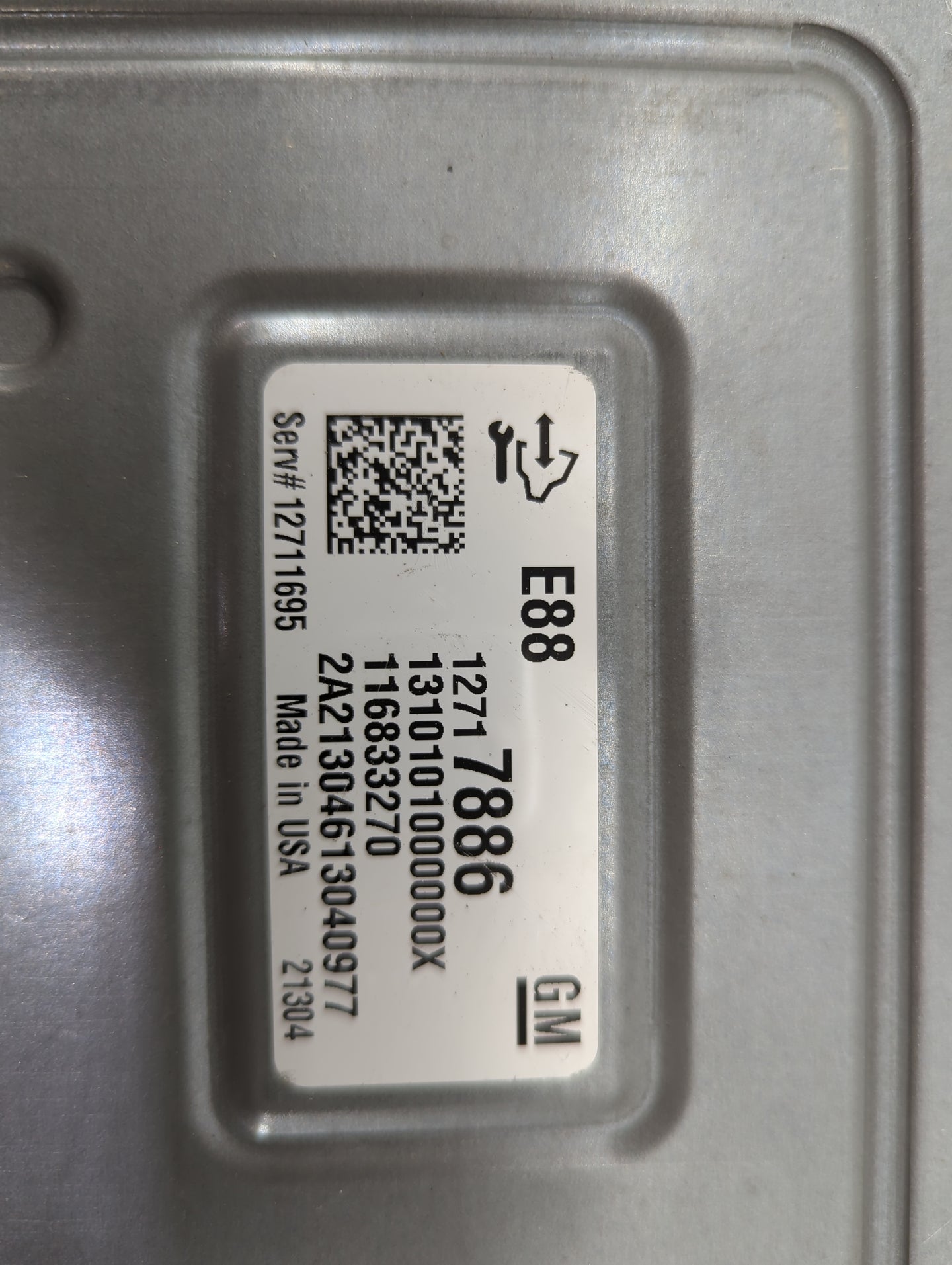2020-2021 Chevrolet Malibu PCM Engine Control Computer ECU ECM PCU OEM P/N:12717886 Fits Fits 2020 2021 2022 OEM Used Auto P