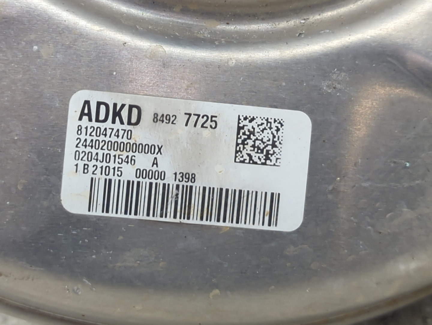 2016-2021 Chevrolet Malibu Power Brake Booster Oem 1450853 - Oemusedautoparts1.com