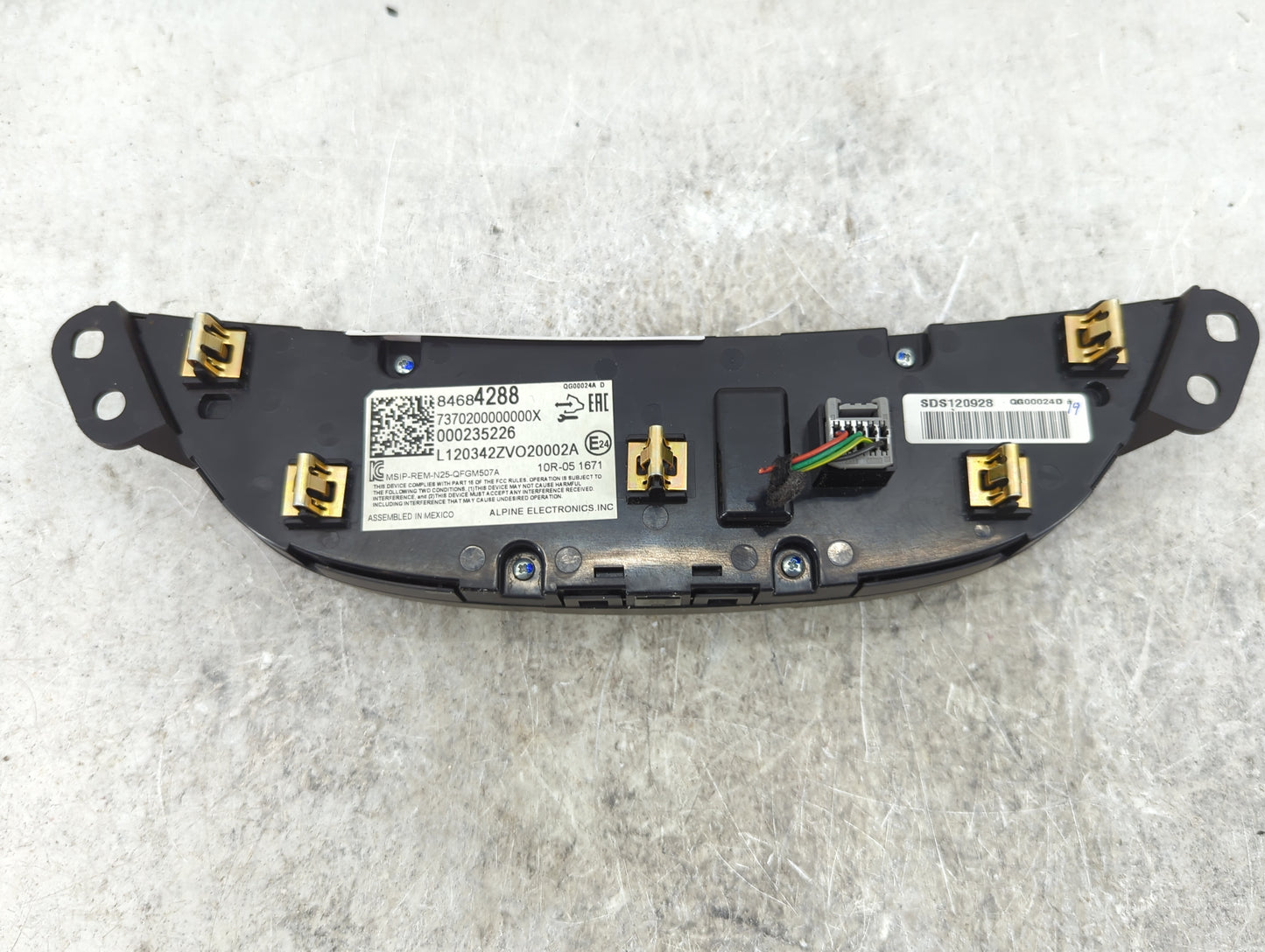 2018-2021 Chevrolet Malibu Climate Control Module Temperature AC/Heater Replacement P/N:84684288 Fits Fits 2018 2019 2020 20