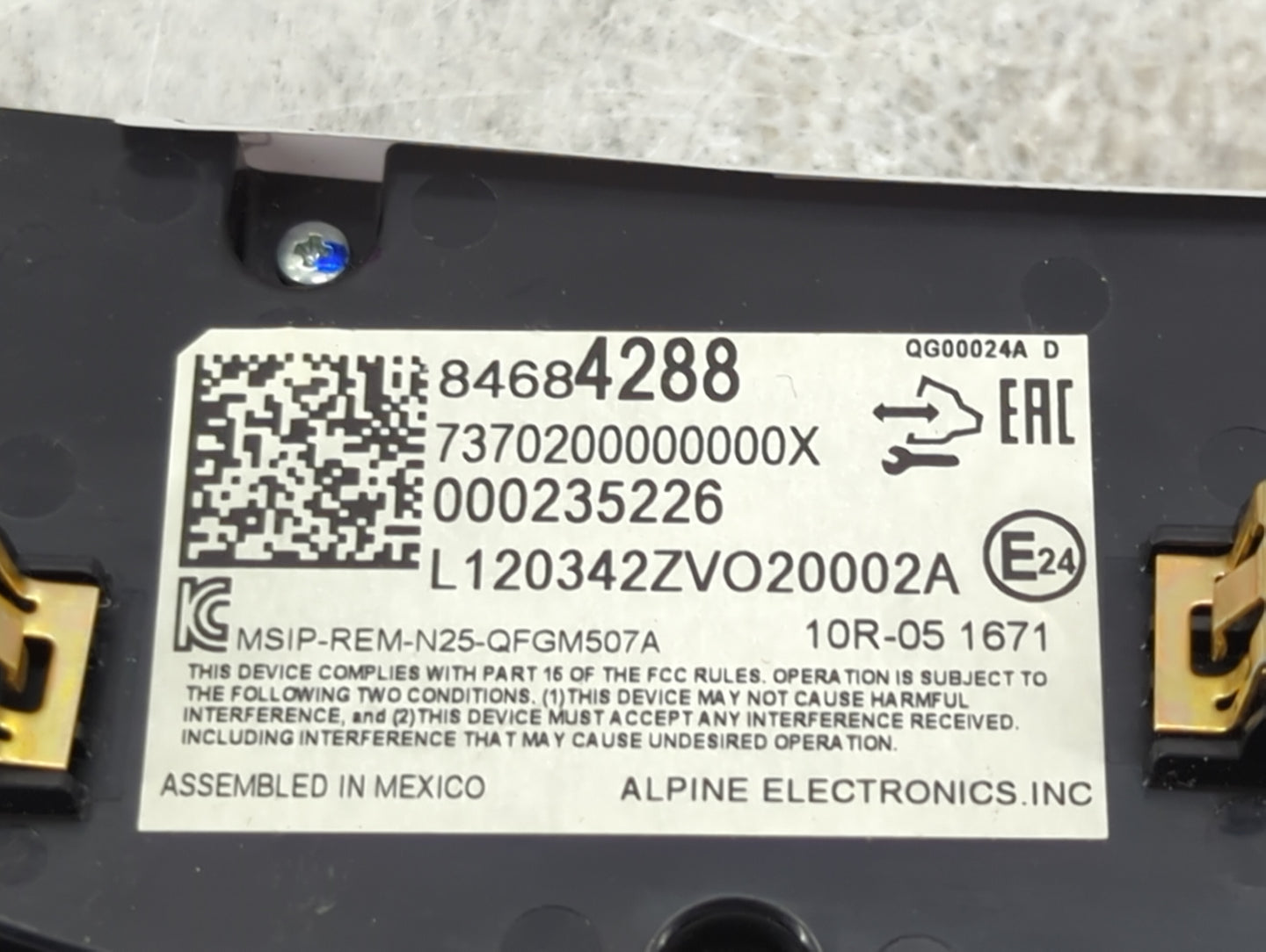 2018-2021 Chevrolet Malibu Climate Control Module Temperature AC/Heater Replacement P/N:84684288 Fits Fits 2018 2019 2020 20