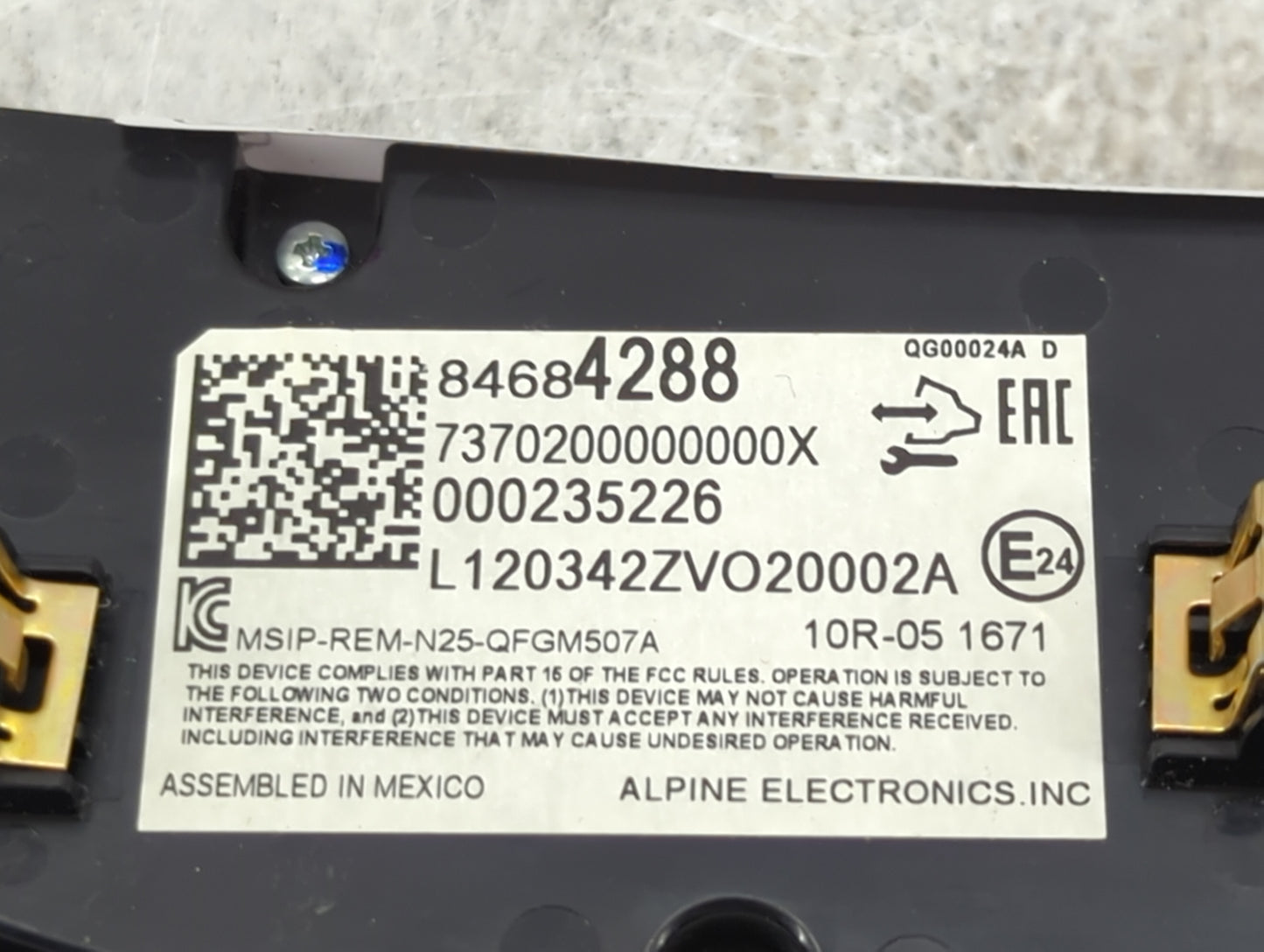 2018-2021 Chevrolet Malibu Climate Control Module Temperature AC/Heater Replacement P/N:84684288 Fits Fits 2018 2019 2020 20