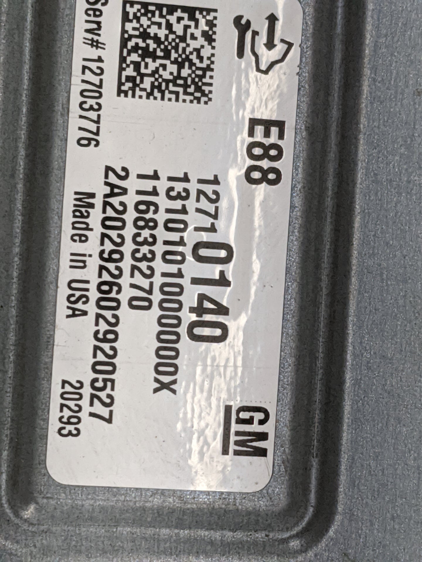 2020-2021 Chevrolet Malibu PCM Engine Control Computer ECU ECM PCU OEM P/N:12710140 13101010000X Fits Fits 2020 2021 2022 OE