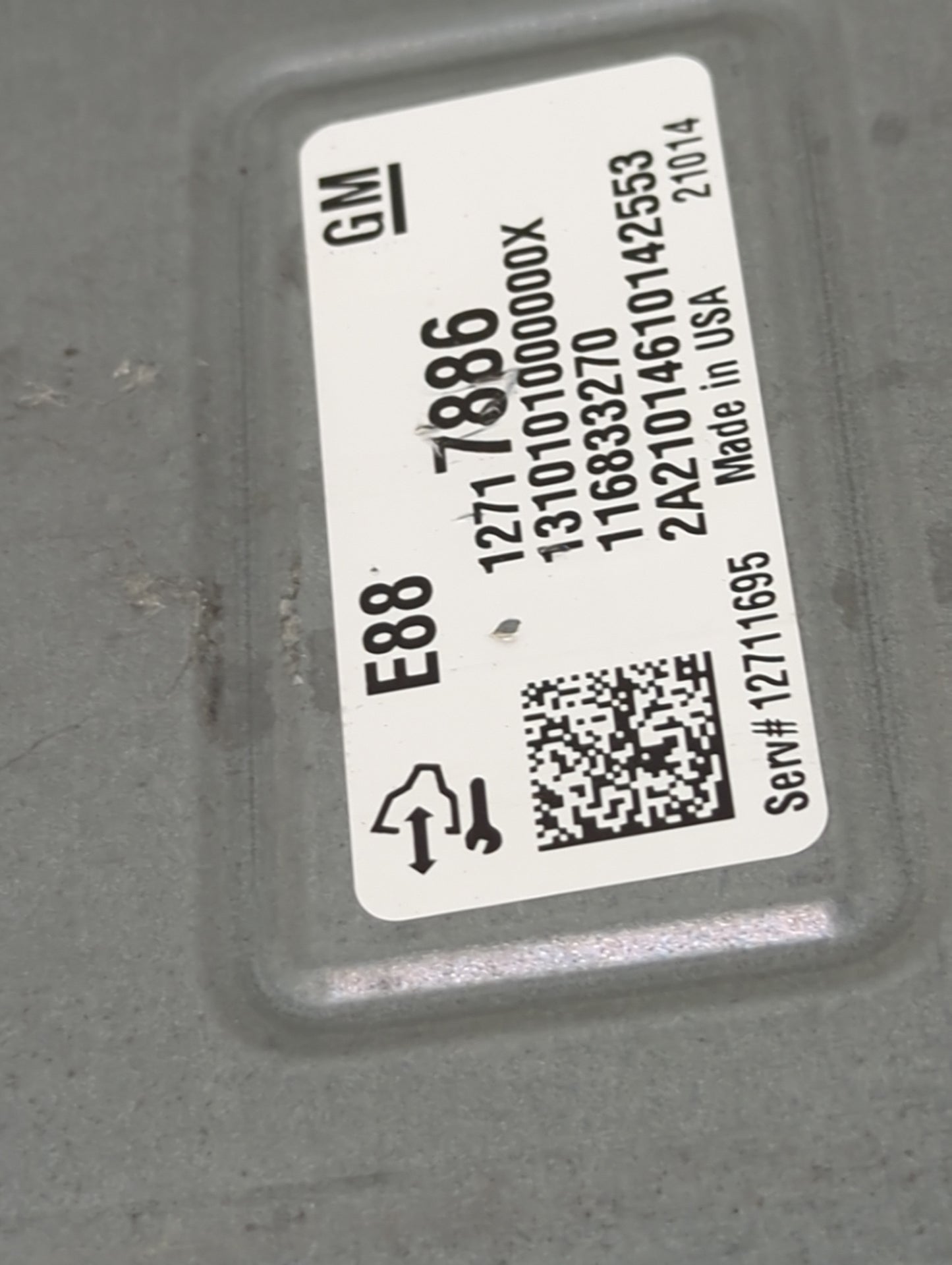 2020-2021 Chevrolet Malibu PCM Engine Control Computer ECU ECM PCU OEM P/N:12717886 12711695 Fits Fits 2020 2021 2022 OEM Us