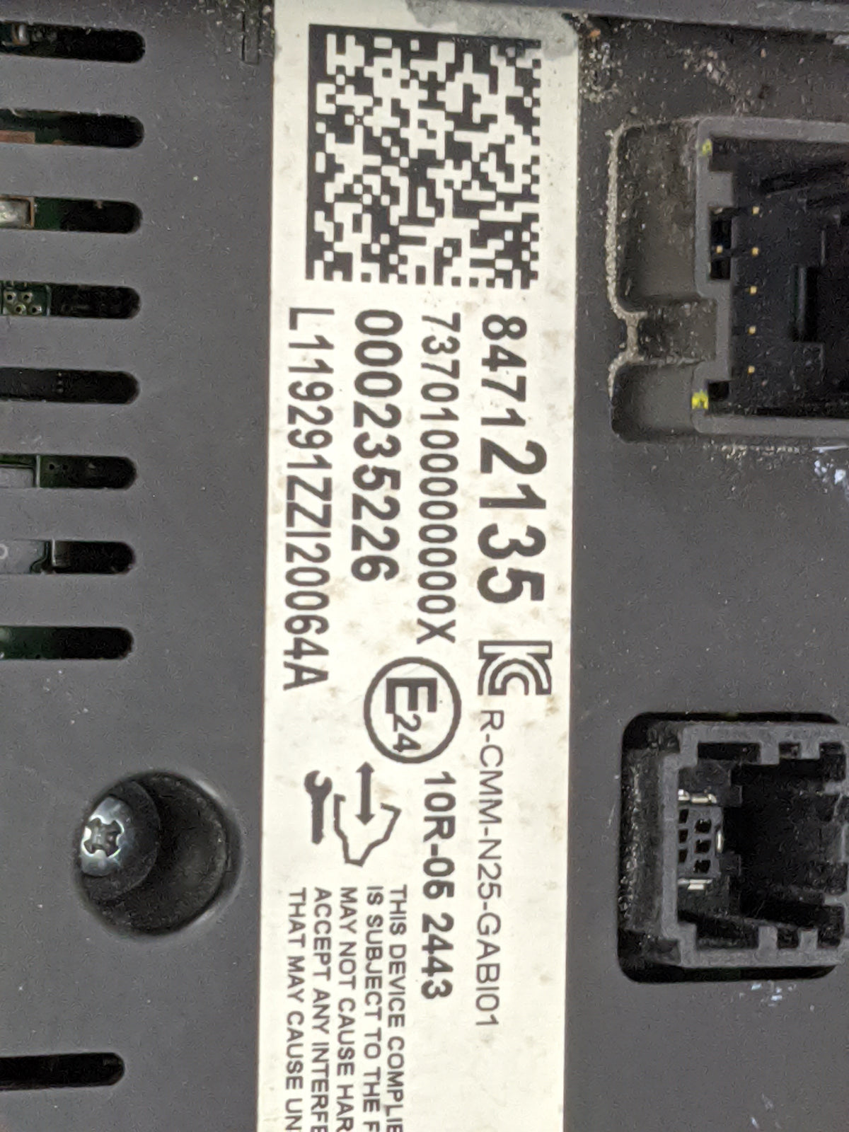2021 Chevrolet Malibu Information Radio Display Screen 1474894 - Oemusedautoparts1.com