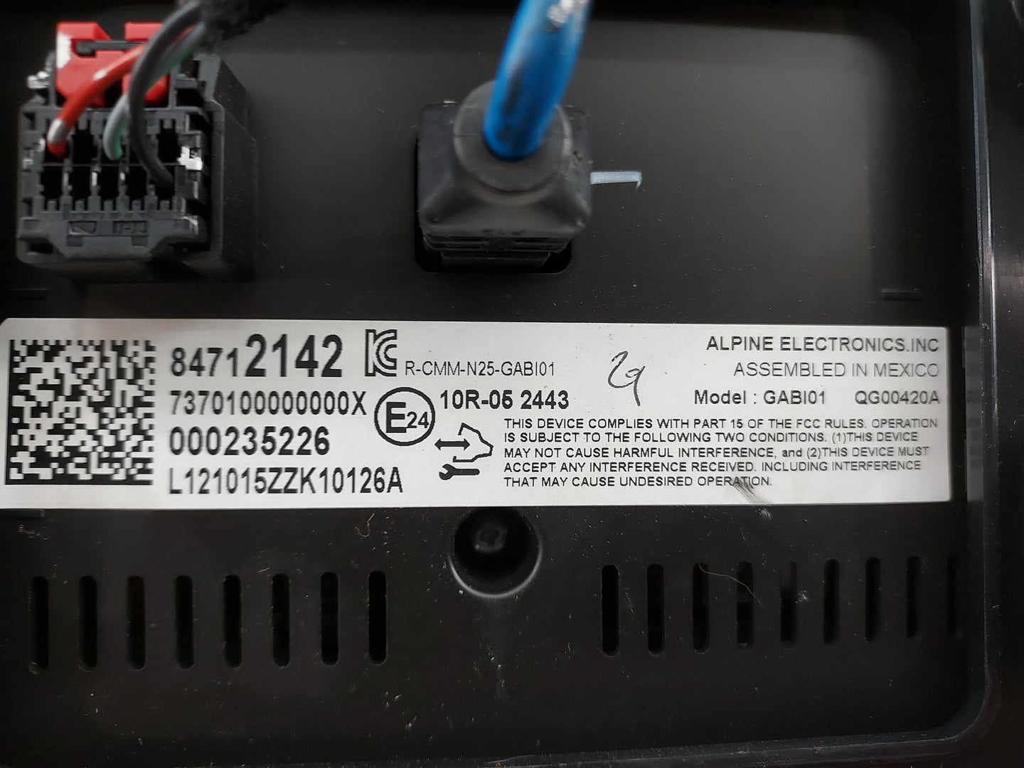 2021 Chevrolet Malibu Information Display Screen 1499130 - Oemusedautoparts1.com