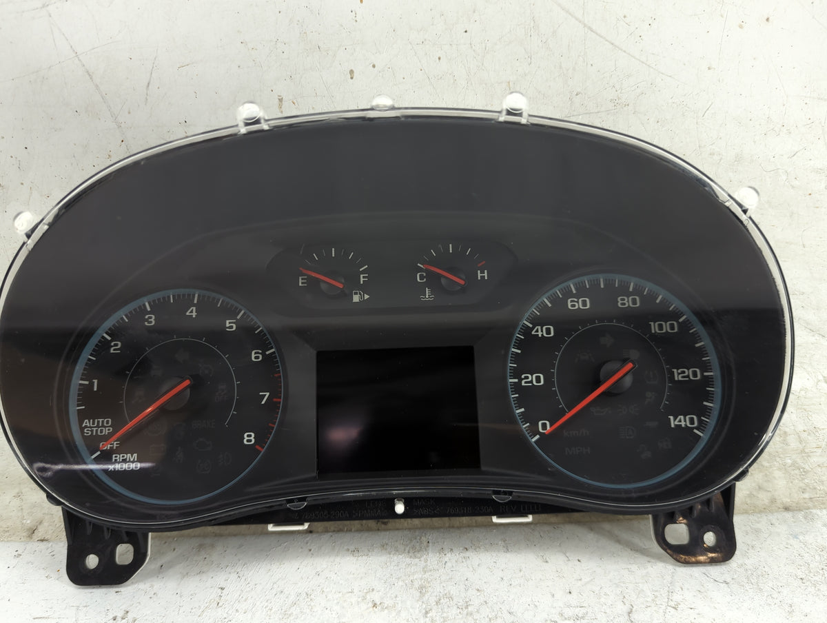 2020-2021 Chevrolet Malibu Instrument Cluster Speedometer Gauges P/N:84900527 7110500000000X, 812610796 Miles: Fits Fits 202