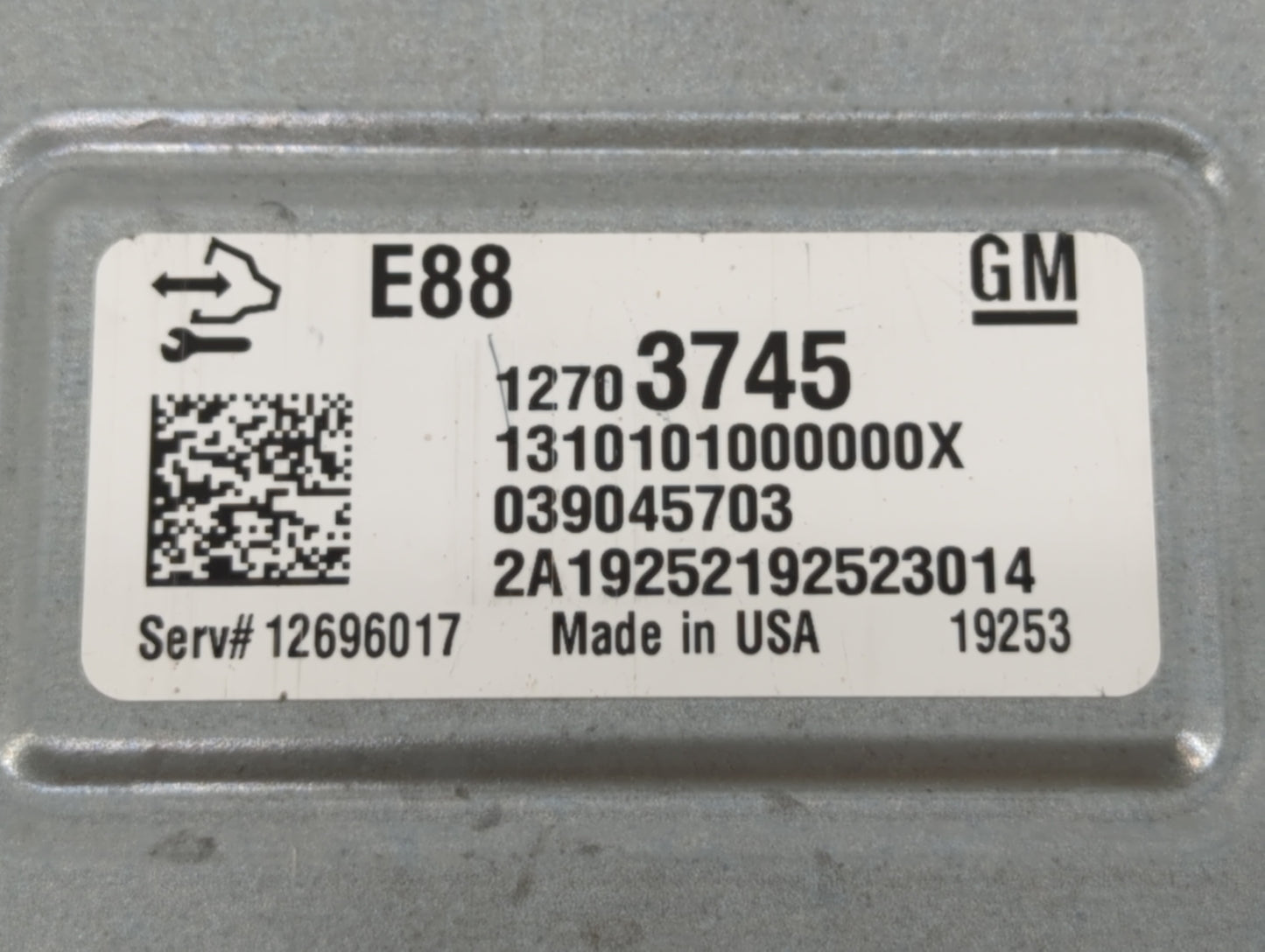2020-2021 Chevrolet Malibu PCM Engine Control Computer ECU ECM PCU OEM P/N:12703745 12717886, 12696017 Fits Fits 2020 2021 2