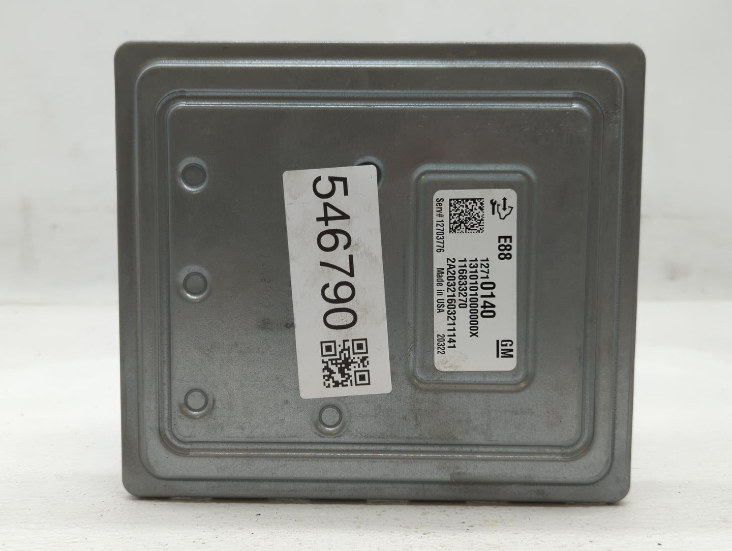 2020-2021 Chevrolet Malibu PCM Engine Control Computer ECU ECM PCU OEM P/N:12710140 Fits Fits 2020 2021 2022 OEM Used Auto P