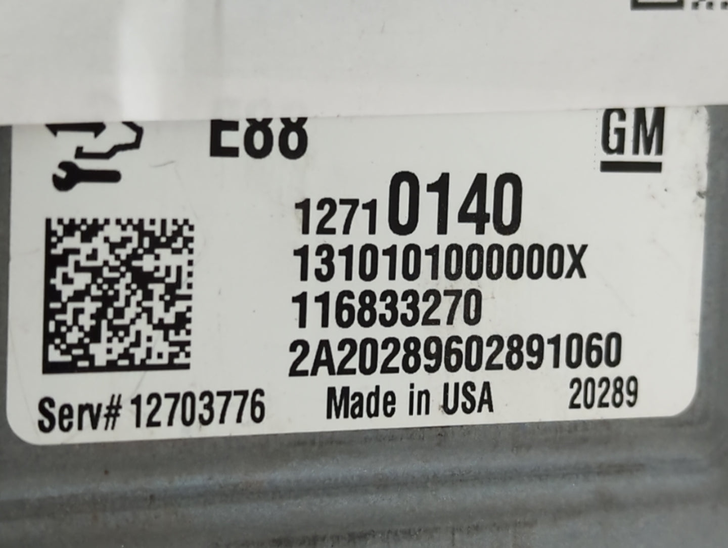2020-2021 Chevrolet Malibu PCM Engine Control Computer ECU ECM PCU OEM P/N:12710140 Fits Fits 2020 2021 2022 OEM Used Auto P