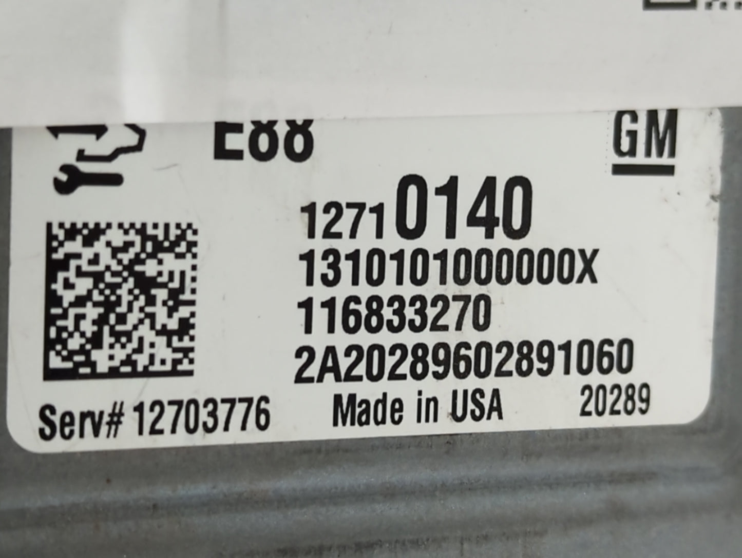 2020-2021 Chevrolet Malibu PCM Engine Control Computer ECU ECM PCU OEM P/N:12710140 Fits Fits 2020 2021 2022 OEM Used Auto P